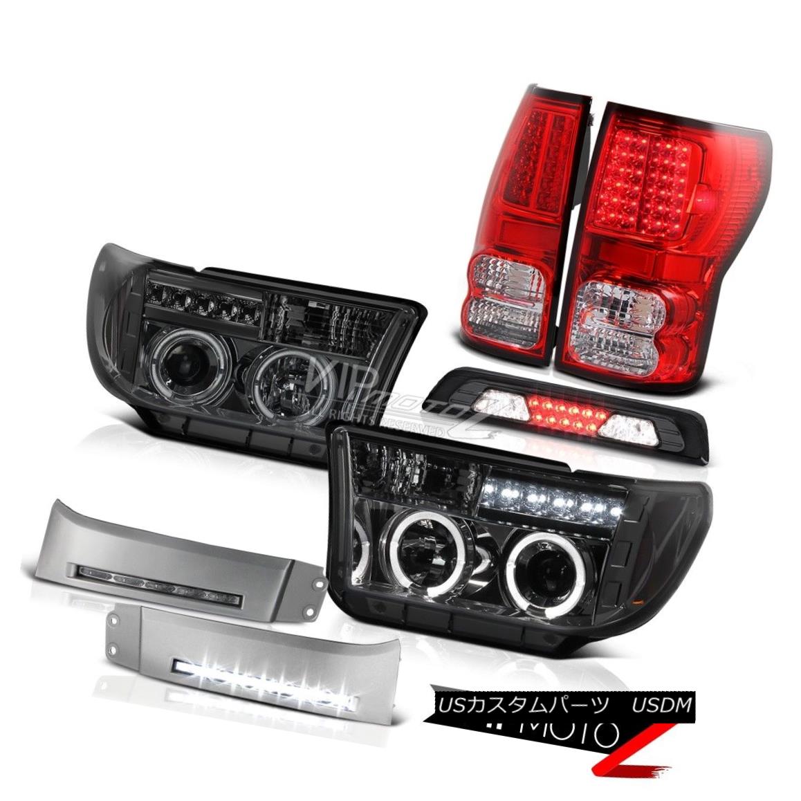 テールライト 07-13 Toyota Tundra SR5 Silver Bumper DRL 3RD Brake Light Taillights Headlights 07-13トヨタトンドラSR5シルバーバンパーDRL 3RDブレーキライトテールライトヘッドライト 【並行輸入品】