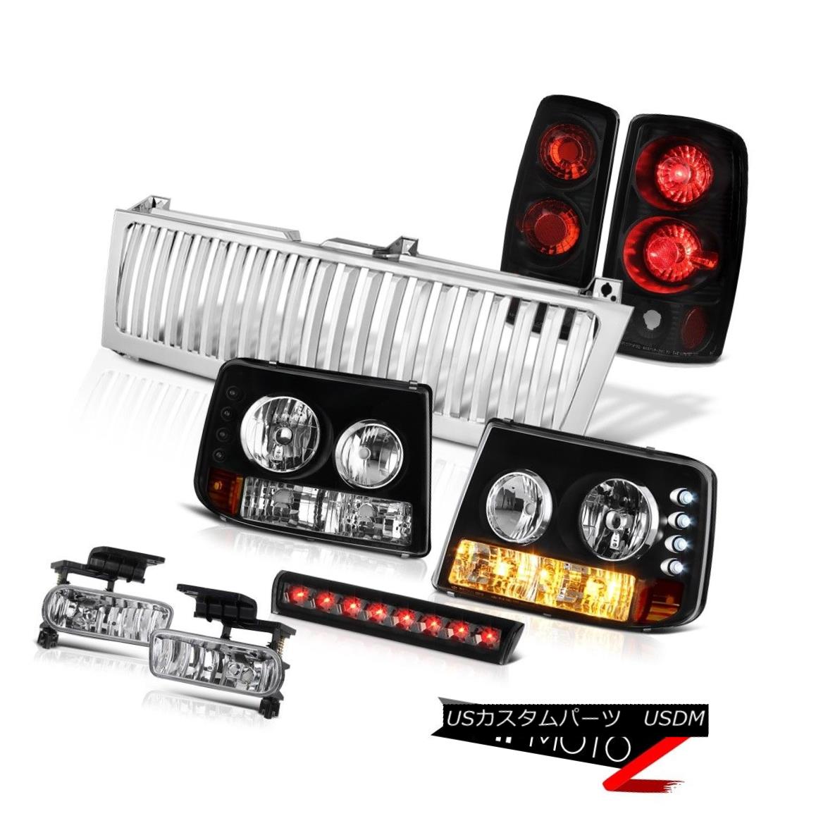 テールライト 00-06 Chevy Suburban Crystal Headlights Rear Signal 3rd Lights Sterling Fog LED 00-06シボレー郊外のクリスタルヘッドライトリアシグナル第3ライトスターリングフォグLED 【並行輸入品】|カスタムパーツ WORLD倉庫