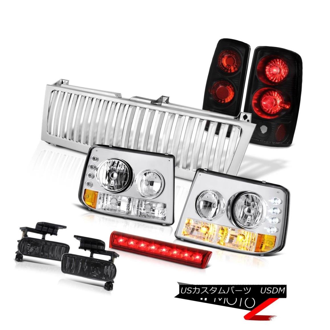 テールライト 00-06 Suburban 8.1L Signal Headlamps Tail Lights Black Fog High Brake LED Chrome 00-06郊外8.1LシグナルヘッドランプテールライトブラックフォッグハイブレーキLEDクロム 【並行輸入品】 85,124円