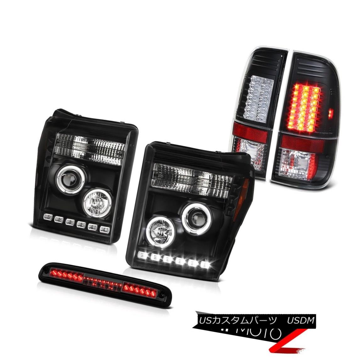 テールライト 2011-2016 F250 Turobdiesel Phantom Smoke 3RD Brake Light Tail Lights Headlights 2011-2016 F250ターボディーゼルファントムスモーク3RDブレーキライトテールライトヘッドライト 【並行輸入品】