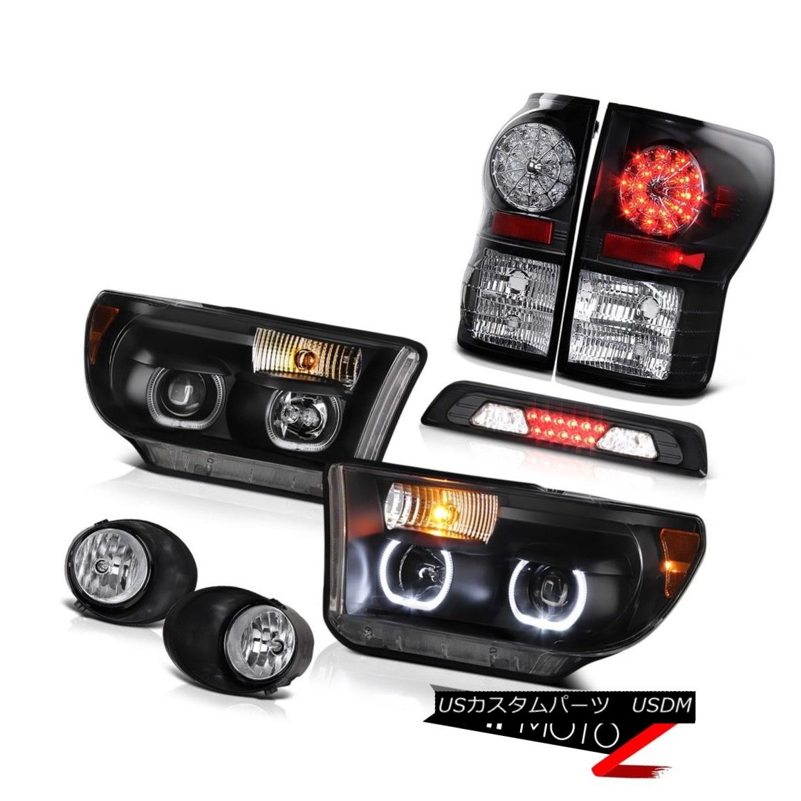 テールライト 07-13 Toyota Tundra SR5 Headlamps Chrome Fog Lights 3RD Brake Lamp Tail Lamps 07-13トヨタトンドラSR5ヘッドランプクロームフォグライト3RDブレーキランプテールランプ 【並行輸入品】