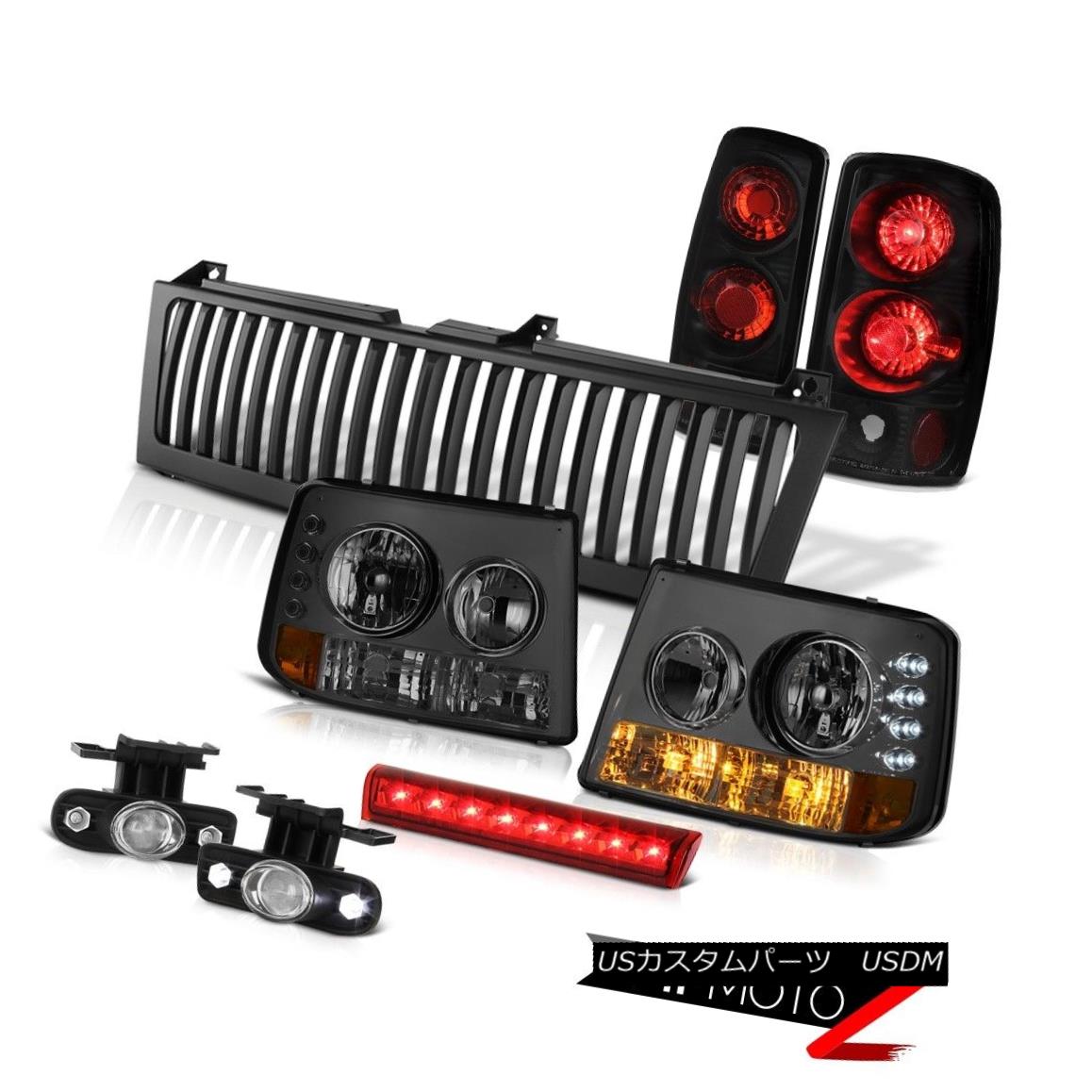 テールライト Smoke Bumper+Headlights Black TailLamps Foglights Third Brake LED 00-06 Tahoe LS スモークバンパー+ヘッドリッグ htsブラックテールランプフォグライト第3ブレーキLED 00-06 Tahoe LS 【並行輸入品】|カスタムパーツ WORLD倉庫