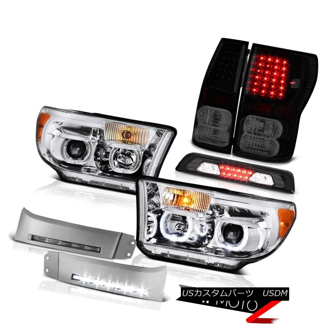 テールライト 07 13 Toyota Tundra Sr5 Projector Headlamps Drl Strip 3rd Brake Lamp Taillamps 07 13トヨタトンドラsr5プロジェクターヘッドランプdrlストリップショー3rdブレーキランプタイヤランプ Double19productions Com