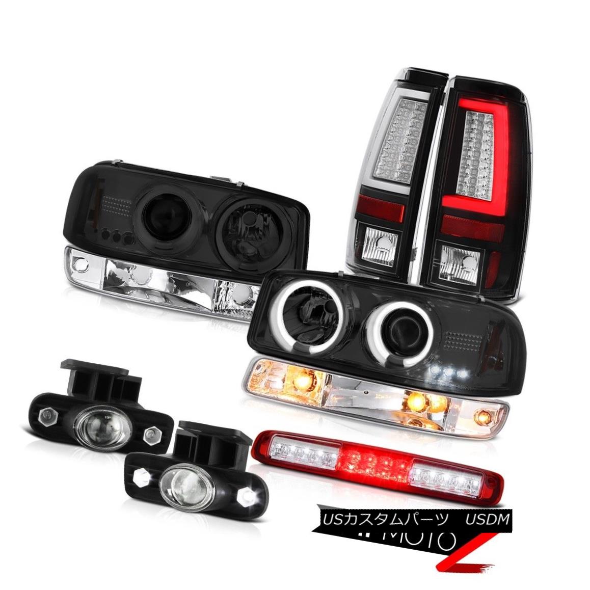 テールライト 1999-2002 Sierra WT Taillamps Roof Cab Lamp Bumper Fog Lights CCFL Headlights 1999-2002 Sierra WT TaillampsルーフキャブランプバンパーフォグライトCCFLヘッドライト 【並行輸入品】