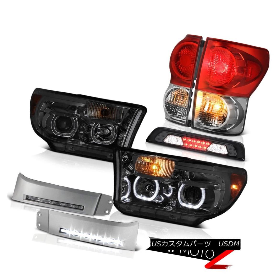 テールランプ 07 13 Toyota Tundra Sr5 Headlamps Bumper Drl 3rd Brake Lamp Taillamps Dual Halo 07 13トヨタトンドラsr5ヘッドランプバンパーdrl 3rdブレーキランプタイヤランプデュアルヘイロー Newbyresnursery Com