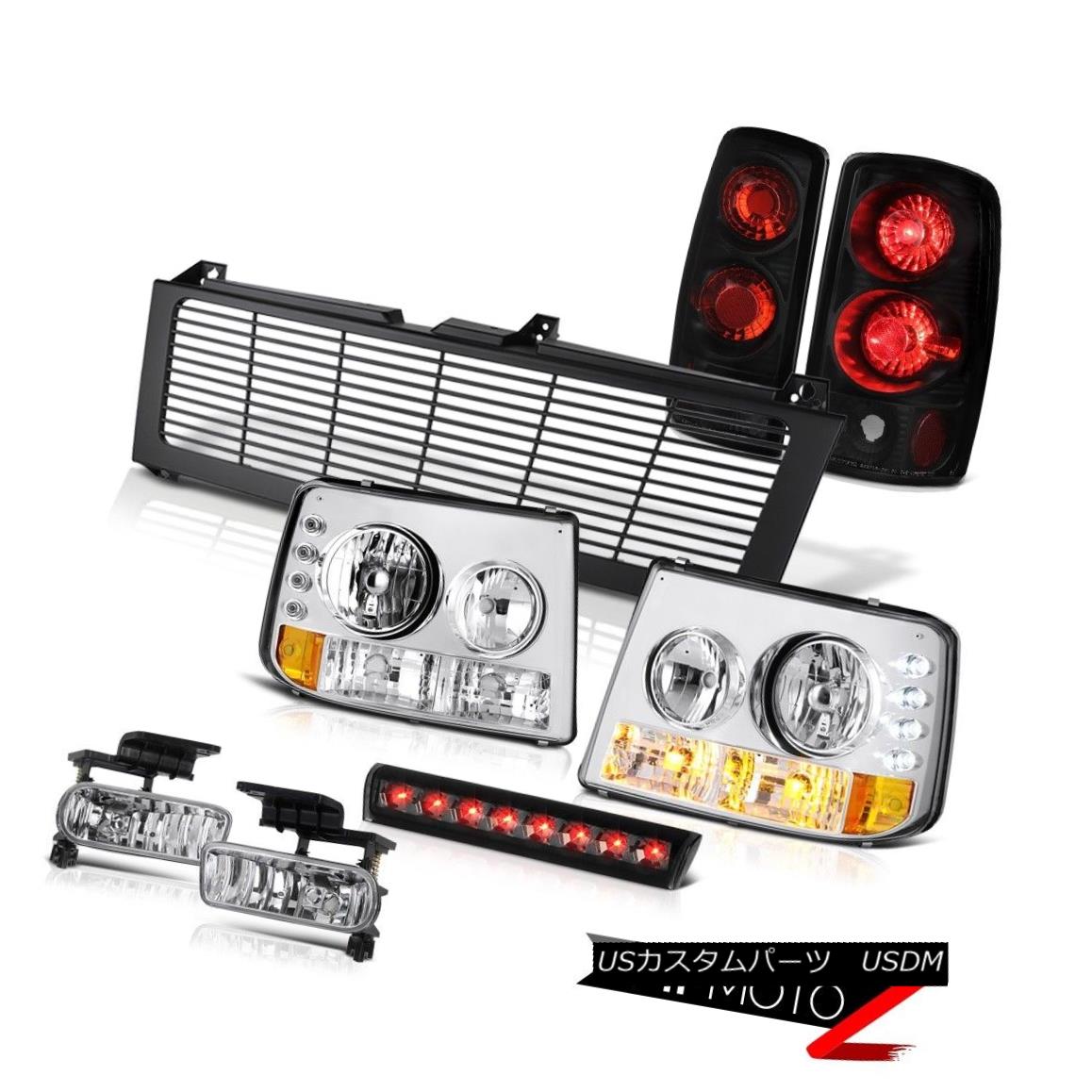 テールライト 2000-2006 Suburban 1500 Headlights Tail Brake Lights Fog Smoke Third LED Black 2000-2006郊外1500ヘッドライトテールブレーキライトフォグスモーク第3 LEDブラック 【並行輸入品】｜カスタムパーツ WORLD倉庫 85,971円