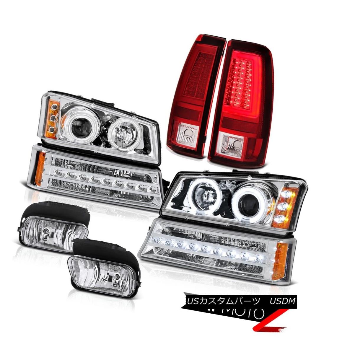 テールライト 03-06 Silverado 1500 Tail Brake Lights Fog Bumper Lamp Headlights \