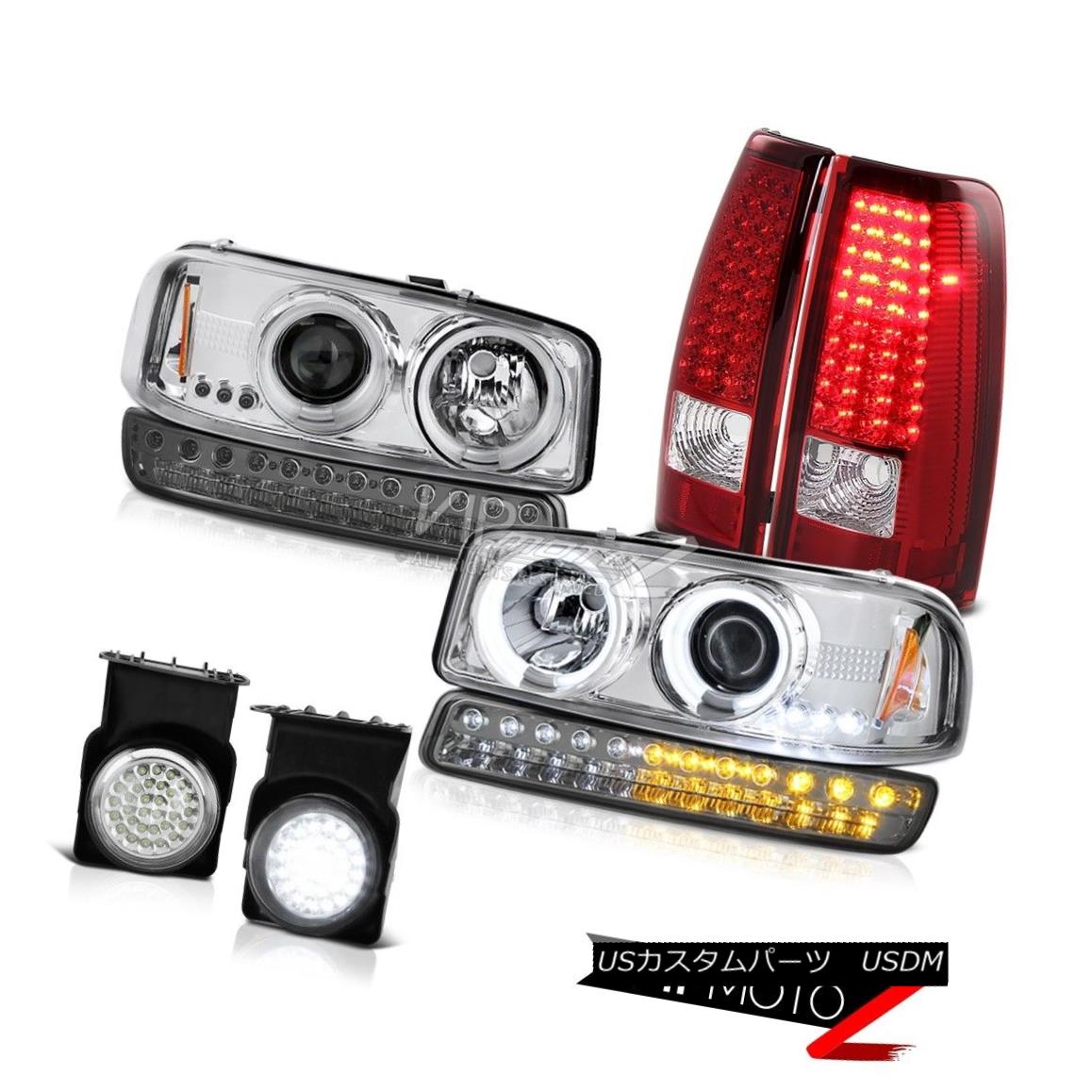 テールライト 03-06 Sierra 2500HD Foglamps LED Taillights Smokey Turn Signal CCFL Headlamps 03-06 Sierra 2500HDフォグランプLEDテールライトスモーキーターンシグナルCCFLヘッドランプ 【並行輸入品】