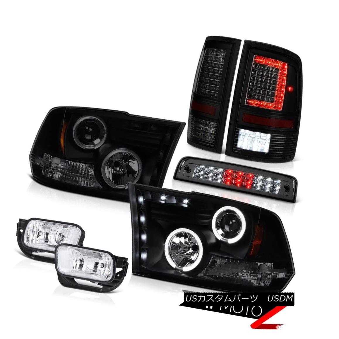 テールライト 09-18 Dodge RAM 2500 3500 LED Tail Light Fog Lamp 3rd Brake Lights Headlight SET 09-18ダッジRAM 2500 3500 LEDテールライトフォグランプ第3ブレーキライトヘッドライトSET 【並行輸入品】