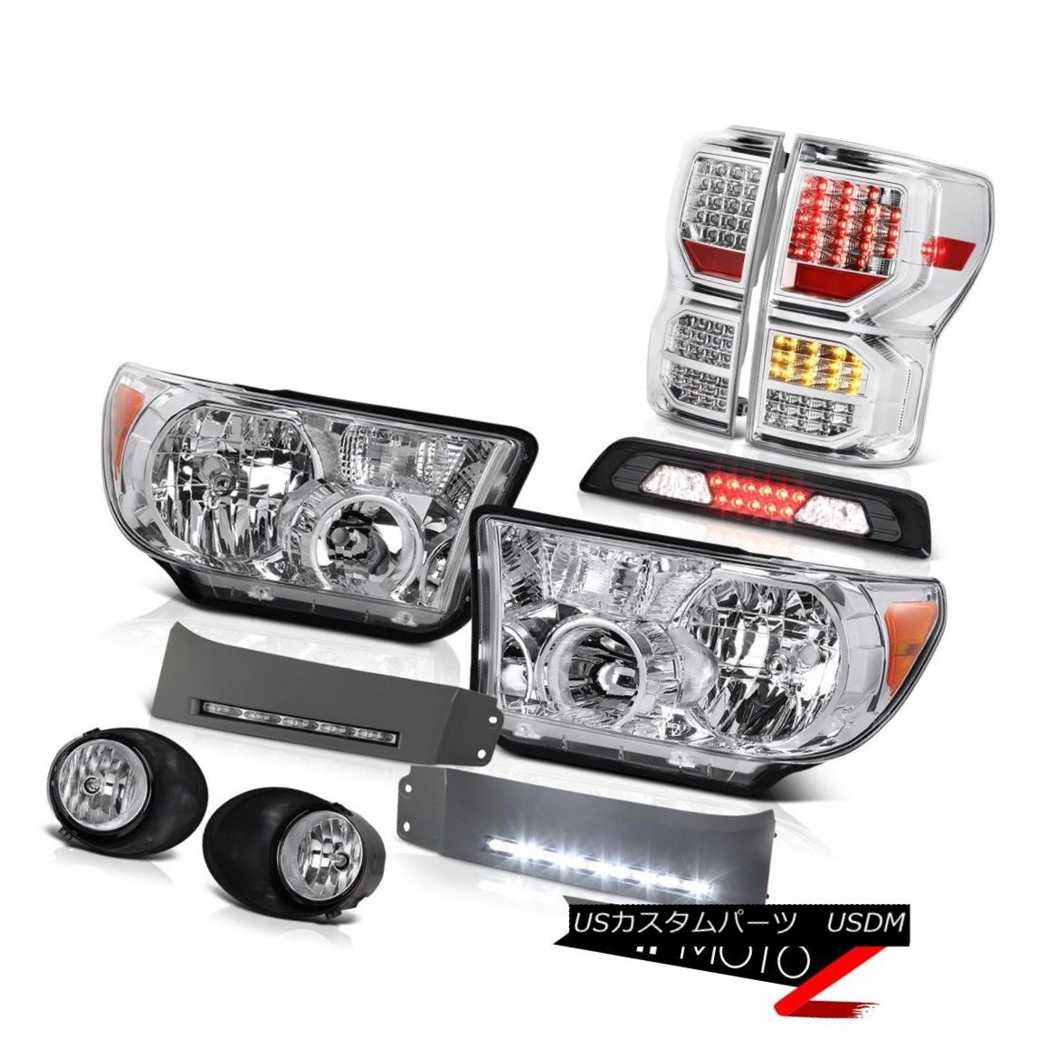 テールライト 07-13 Tundra Limited Rear Brake Lamps Headlights DRL Strip Foglights 3RD Lamp 07-13 Tundra LimitedリアブレーキランプヘッドライトDRLストリップフォグライト3RDランプ 【並行輸入品】