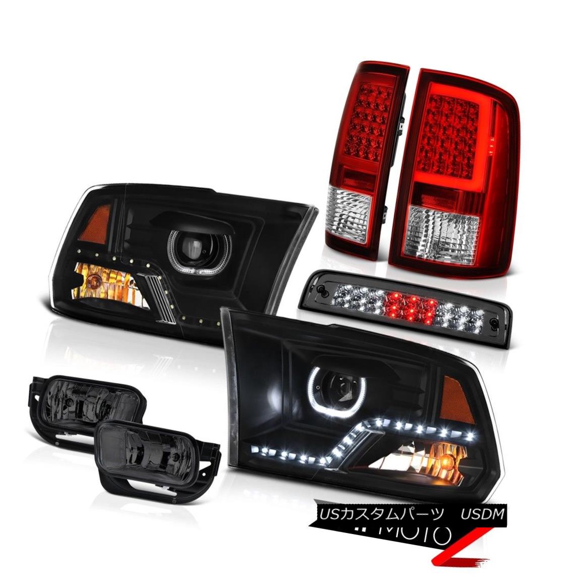 テールライト 2010-2018 Dodge RAM 2500 3500 Wine Red Tail Lights Headlamp Driving Brake Lights 2010-2018 Dodge RAM 2500 3500ワインレッドテールライトヘッドランプ駆動ブレーキライト 【並行輸入品】