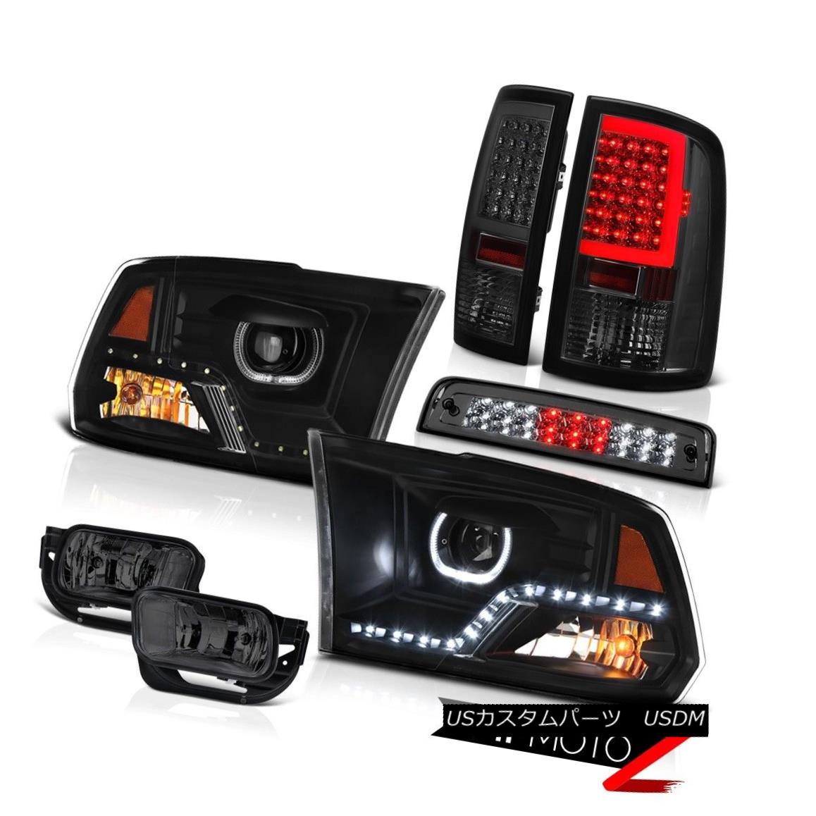テールライト 09-13 Dodge RAM 1500 Tail Lamp DRL Headlamps Fog Light 3rd Brake Assembly PAIR 09-13 Dodge RAM 1500テールランプDRLヘッドランプフォグライト3rdブレーキアセンブリPAIR 【並行輸入品】