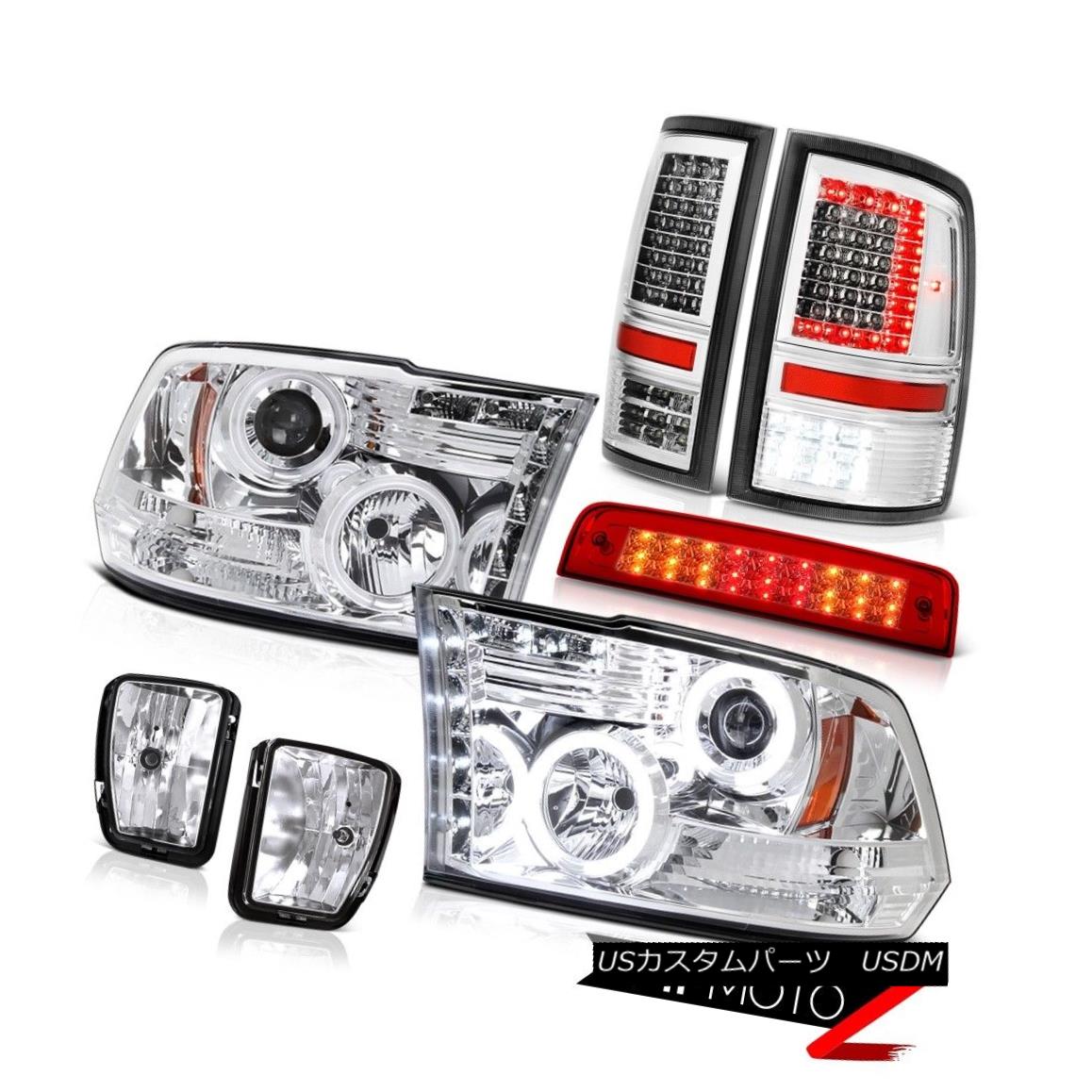テールライト 2013-2018 RAM 1500 Tail Lamps Rosso Red 3rd Brake Light Fog Lamp CCFL Headlamps 2013-2018 RAM 1500テールランプロッソレッド第3ブレーキライトフォグランプCCFLヘッドランプ 【並行輸入品】
