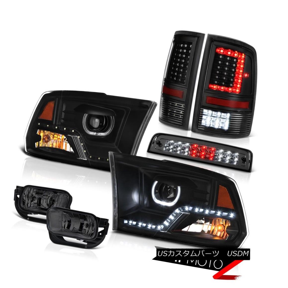 テールライト 09-16 17 18 Dodge RAM 2500 3500 Tail Light DRL Headlamp Fog Lamp 3rd Brake SET 09-16 17 18 Dodge RAM 2500 3500テールライトDRLヘッドランプフォグランプ3rdブレーキSET 【並行輸入品】