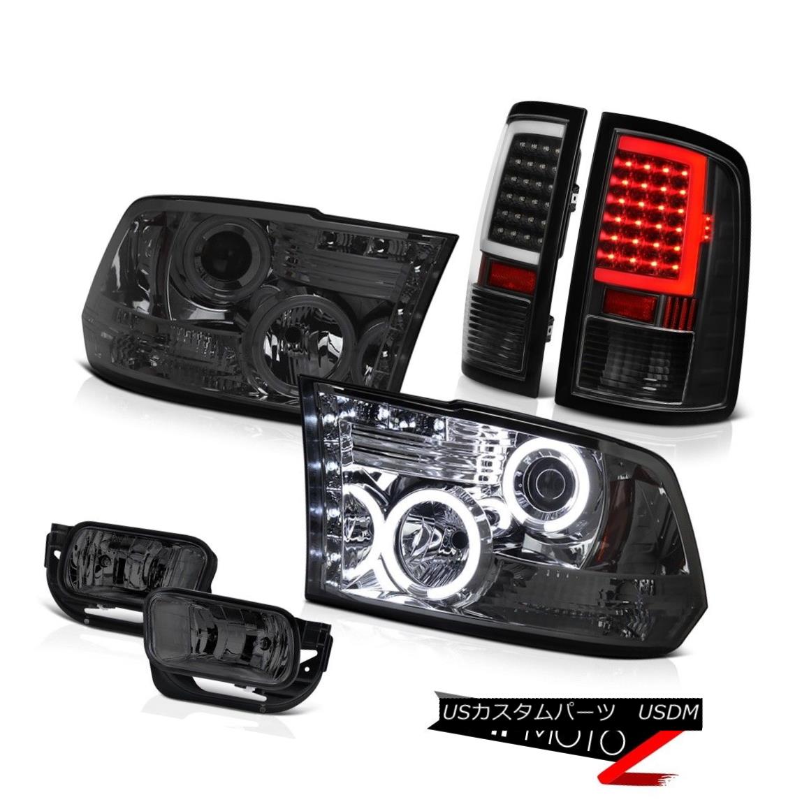 テールライト 10 12 13 14 15 16-18 Dodge RAM 2500 Black Tail Lamps Fog Head Lamp Replacement 10 12 13 14 15 16-18ダッジRAM 2500ブラックテールランプヘッドランプ交換 【並行輸入品】