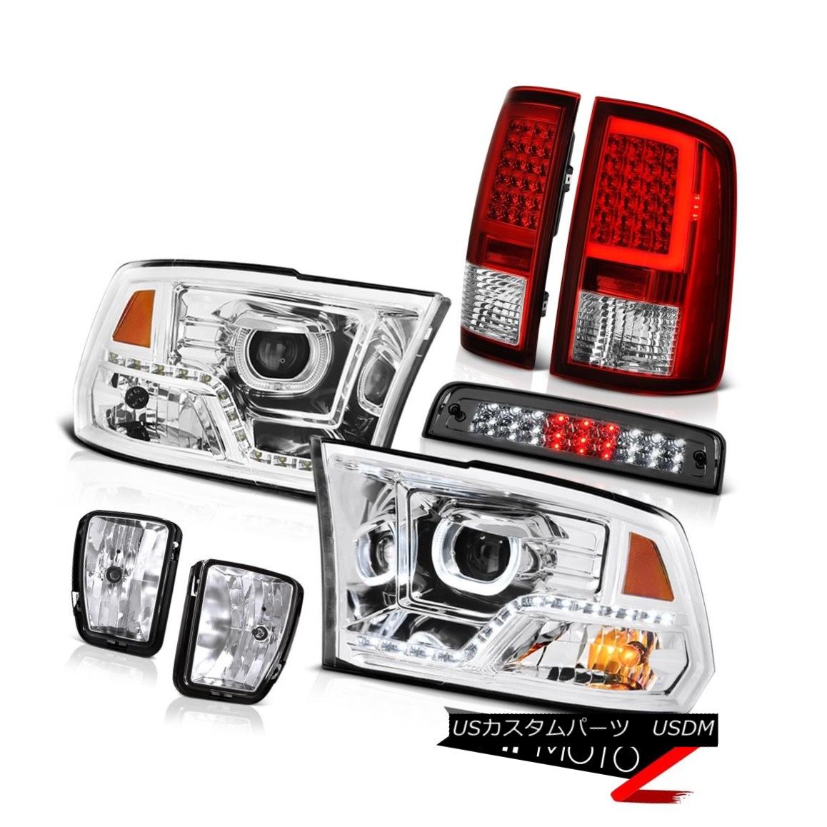 驚きの値段で ライト ランプ 13 18 テールライト Ram 1500テールランプクロームdrlヘッドライトスモークブレーキライト駆動set Ram 13 18 Set Driving Light Brake Smoked Headlight Drl Chrome Lamps Tail 1500 Www Segwaytours Lt