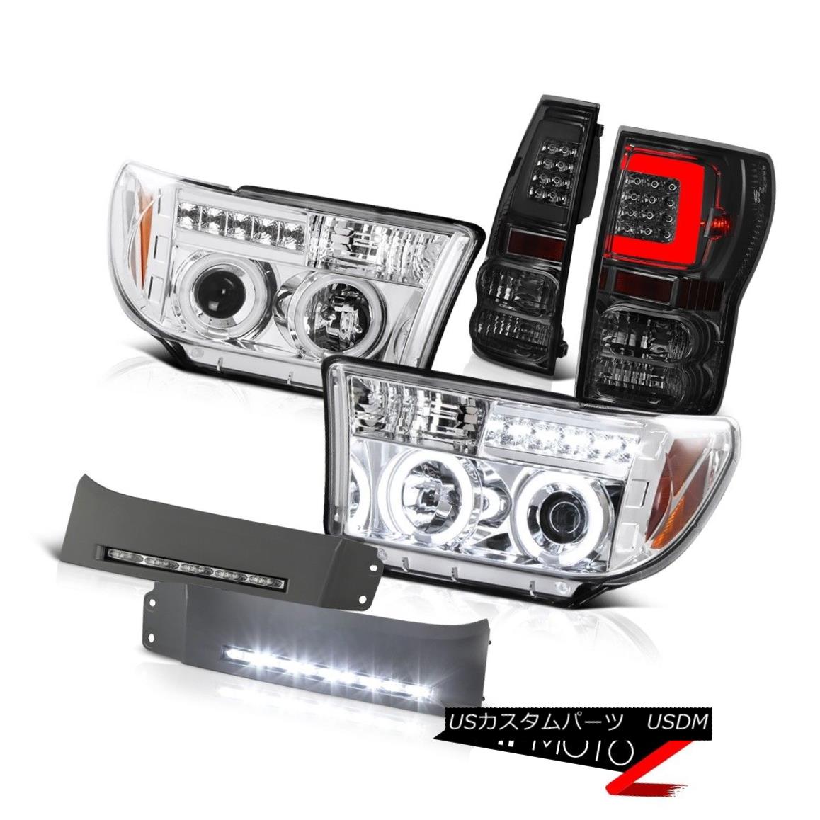 テールライト 2007-2013 Toyota Tundra Led Tube Tail Drl Sterling Chrome Ccfl Head Lamps Pair 2007年?2013年トヨタTundraはチューブテールDrlのスターリングクロムCcflヘッドランプペアを導いた 【並行輸入品】｜カスタムパーツ WORLD倉庫