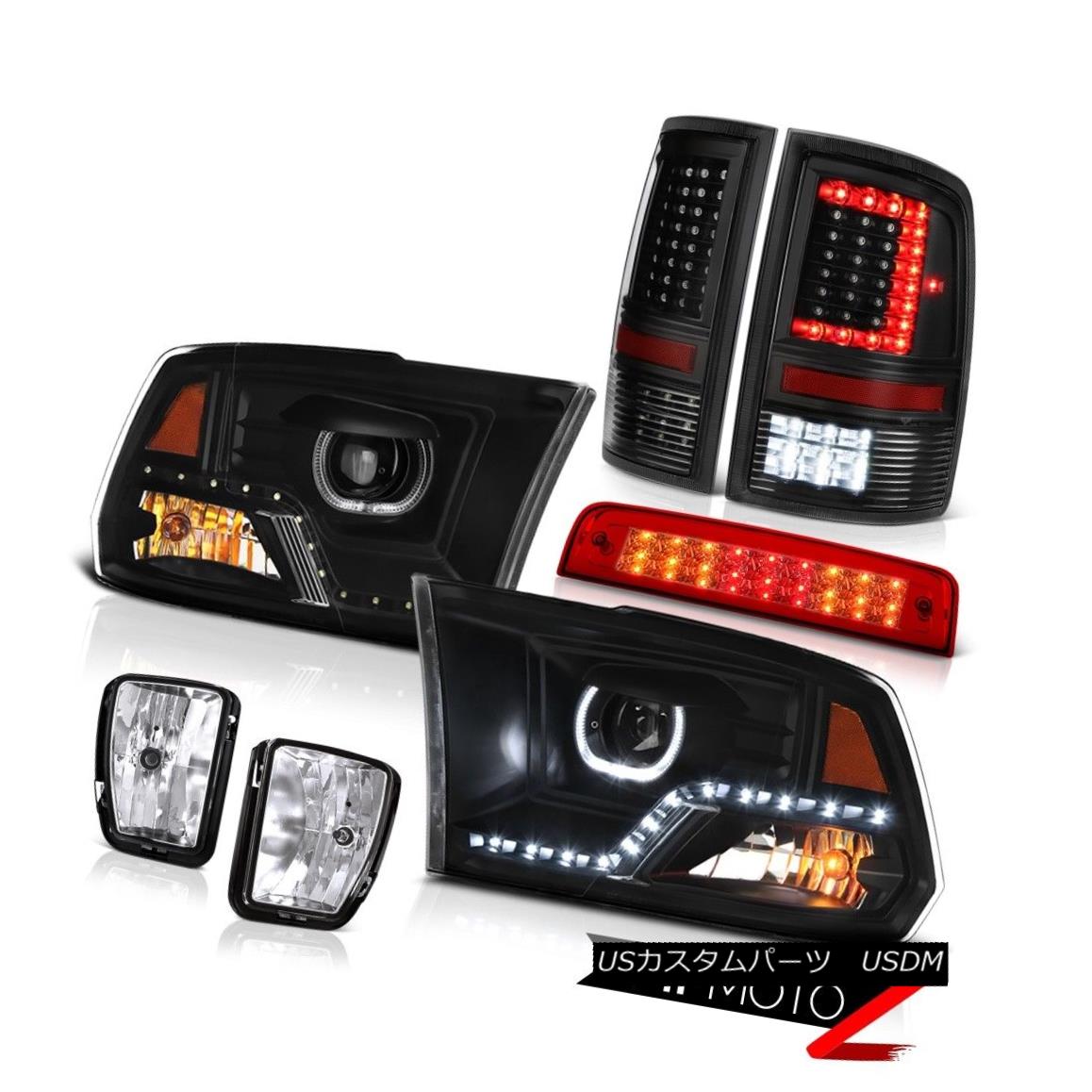 テールライト 13 14 15 16 17 18 RAM 1500 Tail lamp DRL Headlight Wine Red 3rd Brake Fog Light 13 14 15 16 17 18 RAM 1500テールランプDRLヘッドライトワインレッド第3ブレーキフォグライト 【並行輸入品】