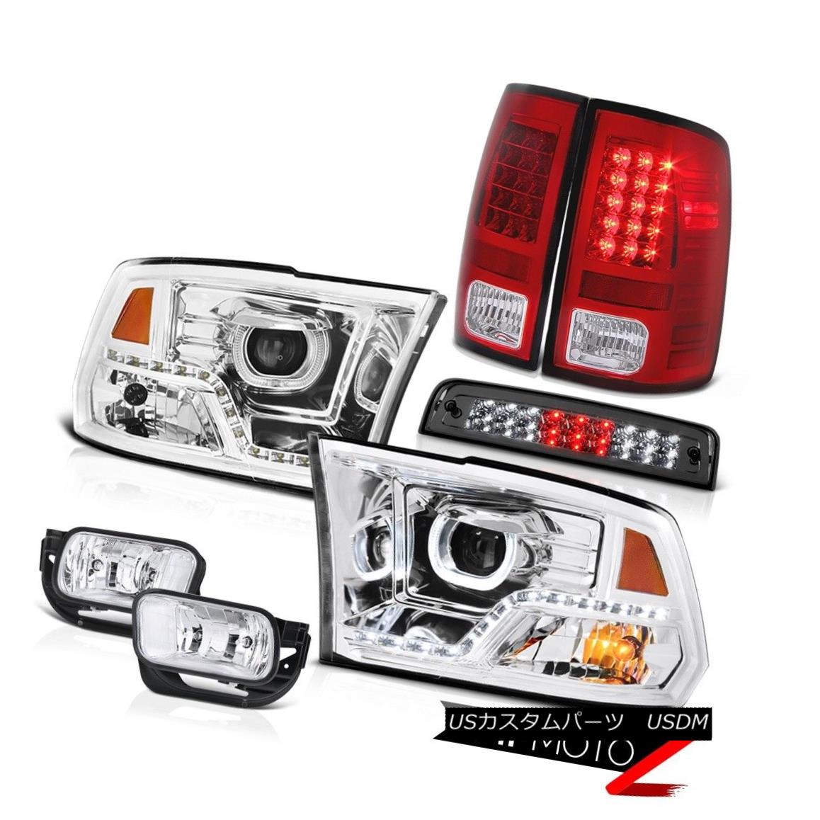 テールライト 09-16 17 18 Dodge RAM 2500 Projector Head Light Fog Lamp 3rd Brake Lights Tail 09-16 17 18ダッジRAM 2500プロジェクターヘッドライトフォグランプ第3ブレーキライトテール 【並行輸入品】