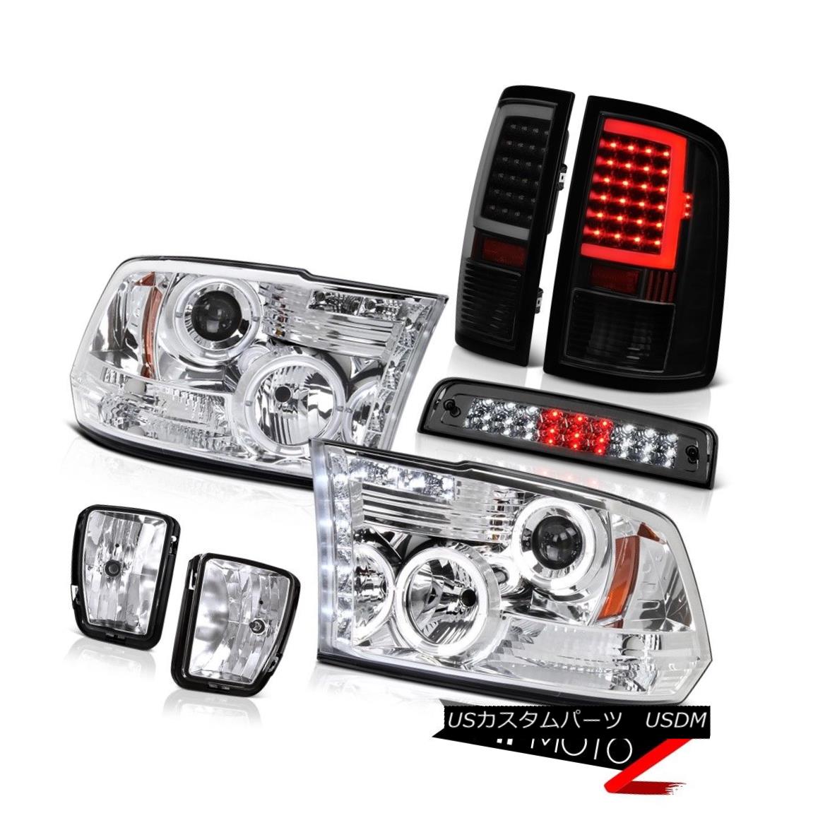 テールライト 13-18 RAM 1500 Smoke Tinted Tail Lamp Brake Light Driving Lamps Head SET PAIR 13-18 RAM 1500煙霧テールランプブレーキライト駆動ランプヘッドSET PAIR 【並行輸入品】