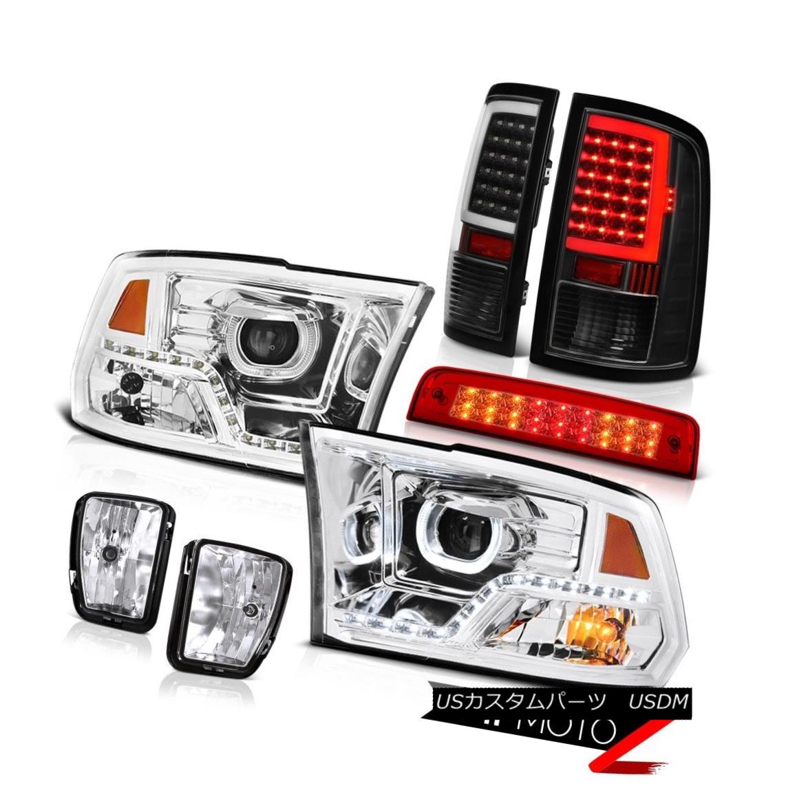 テールライト 13-18 Dodge RAM 1500 Tail Light DRL Headlamps Red 3rd Brake Driving Lamps PAIR 13-18ドッジRAM 1500テールライトDRLヘッドランプレッド第3ブレーキ駆動ランプペア 【並行輸入品】 88,633円