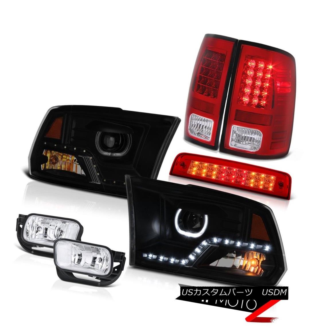 テールライト 2009-2018 Dodge RAM 2500 Head Lamp Brake Light Euro Clear Driving Tail Lamps SET 2009-2018ダッジRAM 2500ヘッドランプブレーキライトユーロクリアドライビングテールランプ 【並行輸入品】