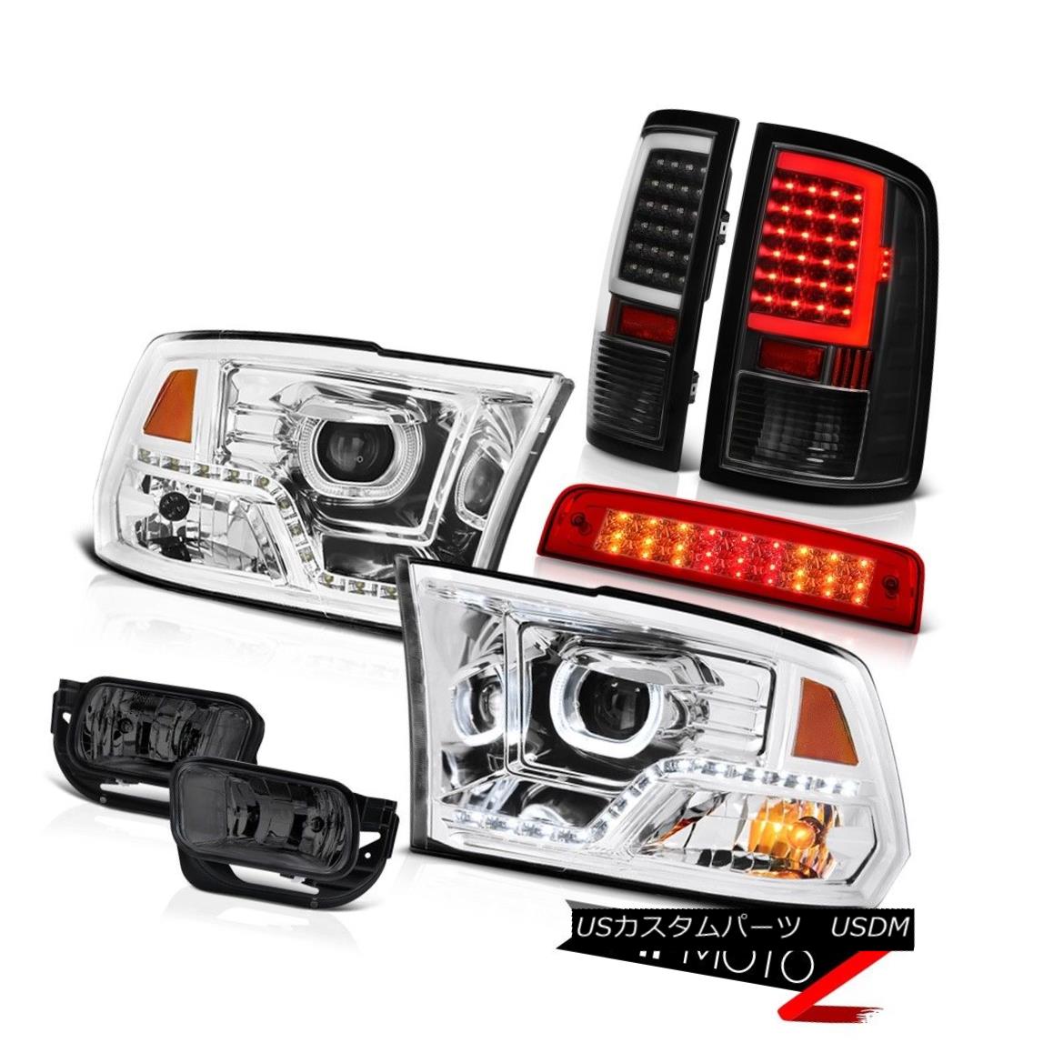 テールライト 2009-2013 Dodge RAM 1500 Tail Lamp Head Light Red Third Brake Fog Light SET PAIR 2009-2013ダッジRAM 1500テールランプヘッドライトレッド第3ブレーキフォグライトSET PAIR 【並行輸入品】