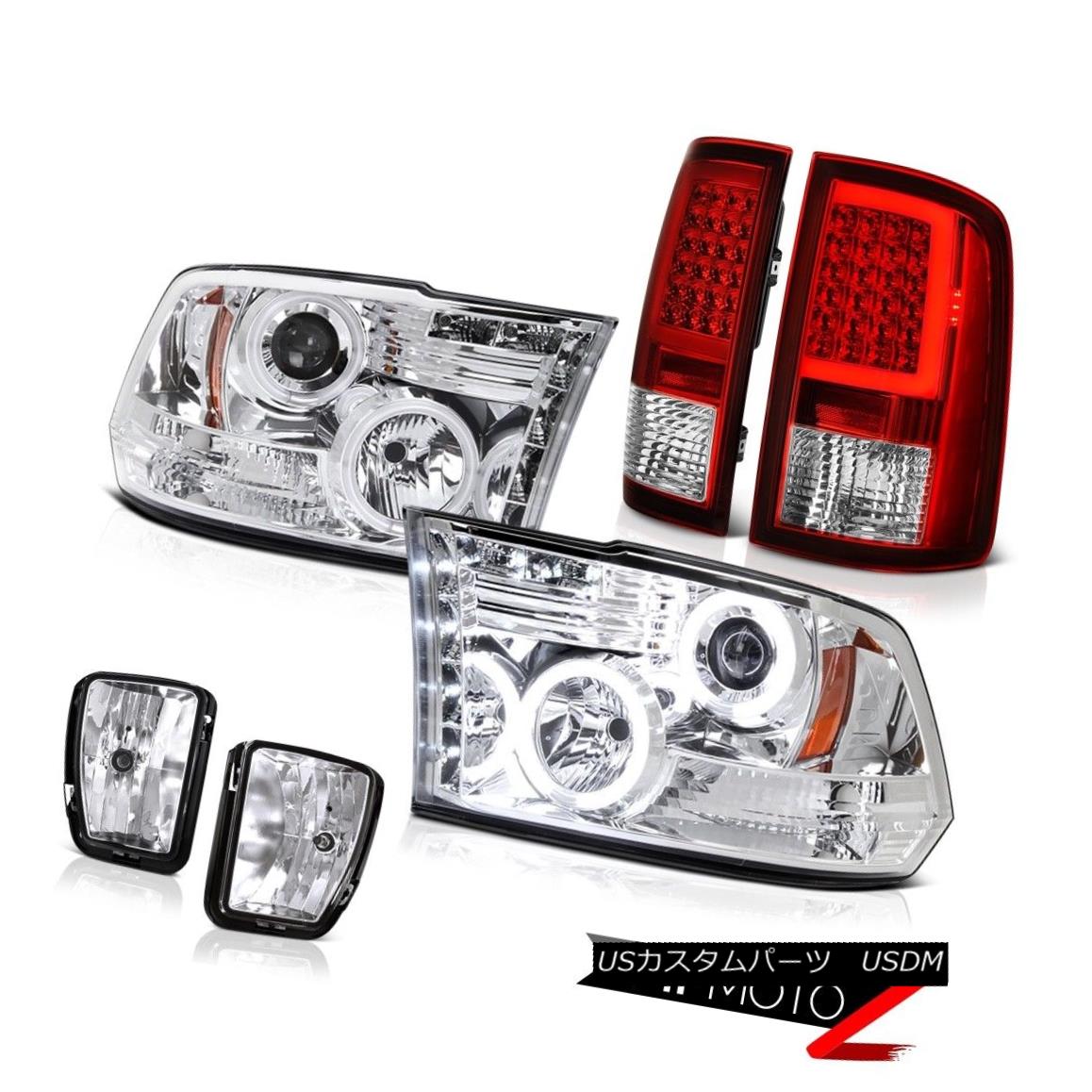 テールライト 13 14 15 16 17 18 RAM 1500 Tail Lamp Clear Chrome Fog Light CCFL Headlight PAIR 13 14 15 16 17 18 RAM 1500テールランプクリアクロームフォグライトCCFLヘッドライトペア 【並行輸入品】