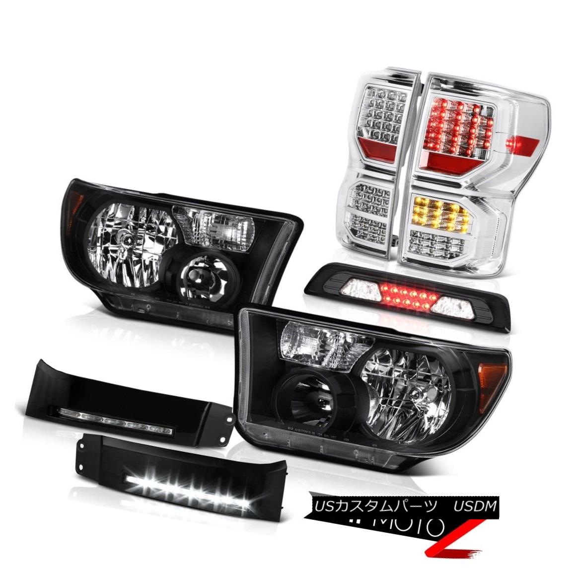 テールライト 2007-2013 Toyota Tundra SR5 Rear Brake Lamps Headlamps Bumper DRL 3RD Light SMD 2007-2013トヨタトンドラSR5リアブレーキランプヘッドランプバンパーDRL 3RDライトSMD 【並行輸入品】