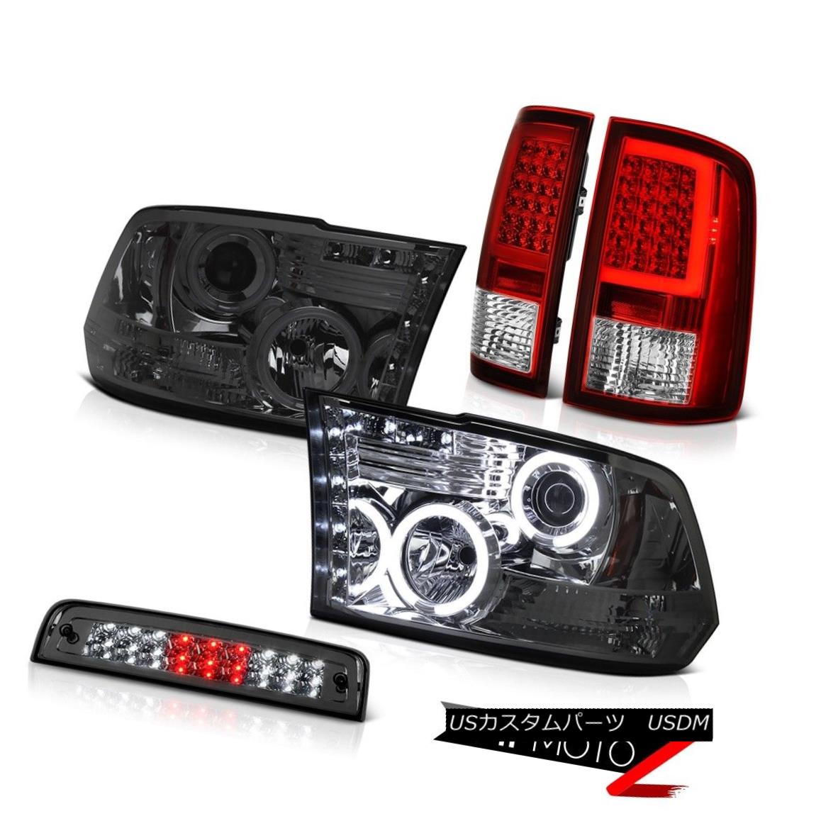 テールライト 09-16 17 18 Dodge RAM 2500 Tail Lights Dark Smoke Brake Head Light Replacement 09-16 17 18ダッジRAM 2500テールライトダークスモークブレーキヘッドライト交換 【並行輸入品】