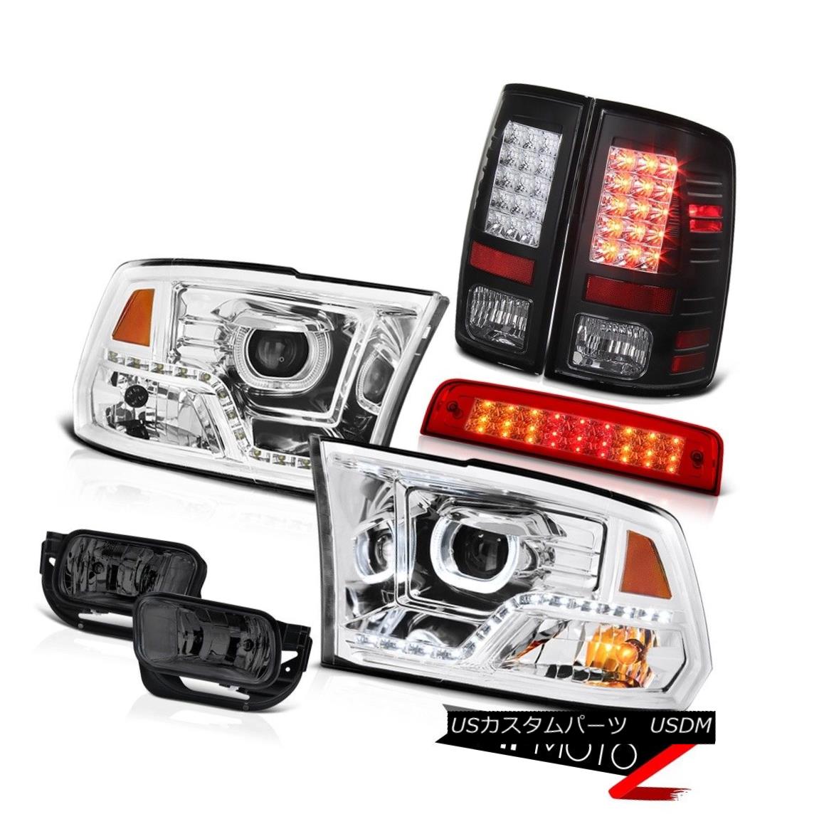 テールライト 09-16 17 18 Dodge RAM 3500 Head Lights Brake Smokey Fog Tail Lamps Assembly SET 09-16 17 18ダッジRAM 3500ヘッドライトブレーキスモーキーフォグテールランプアセンブリSET 【並行輸入品】｜カスタムパーツ WORLD倉庫
