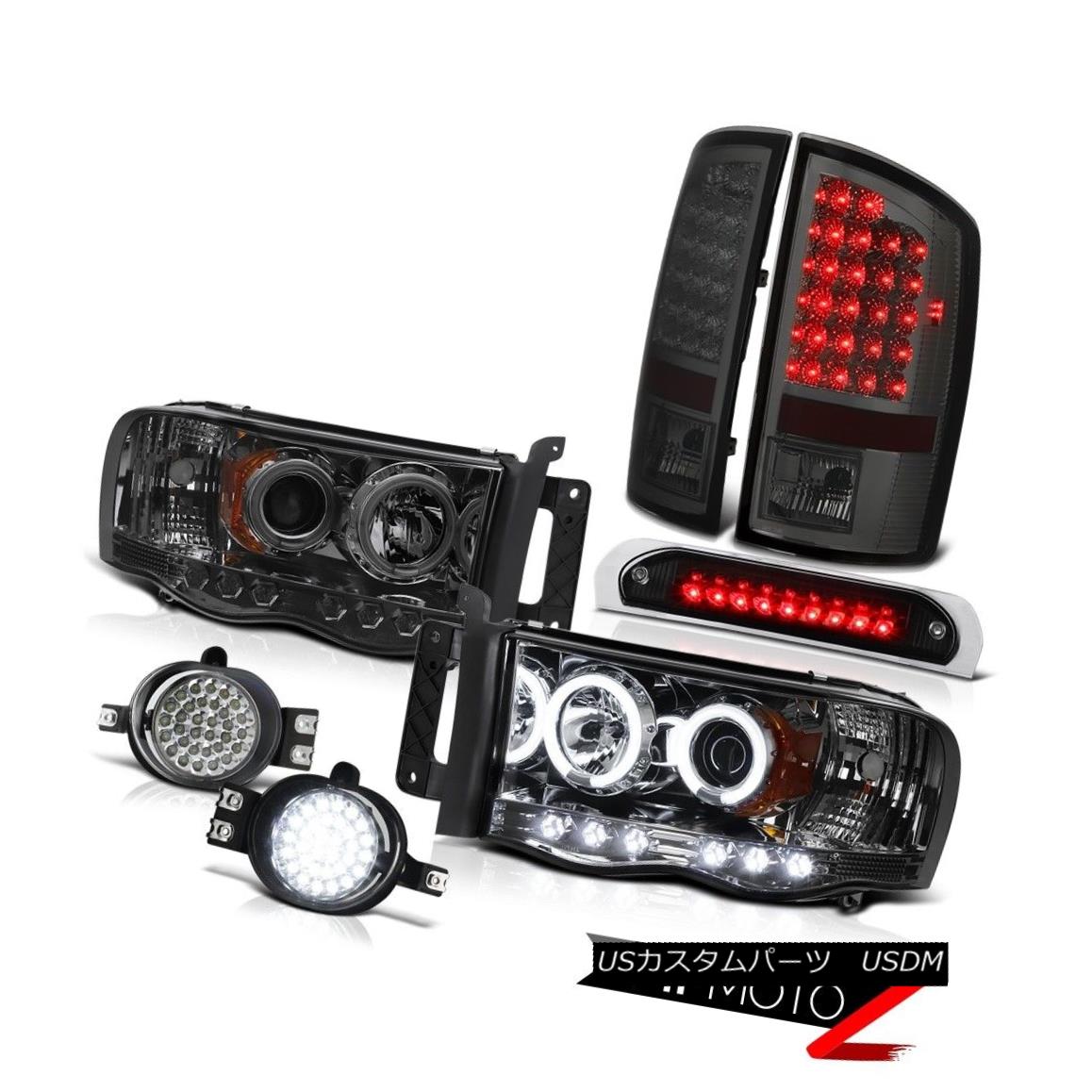 テールライト Tinted CCFL Rim Headlights LED Tail Lights Bumper Fog 3rd Brake 2002-2005 Ram WS ティンテッドCCFLリムヘッドライトLEDテールライトバンパーフォグ3rdブレーキ2002-2005 Ram WS 【並行輸入品】