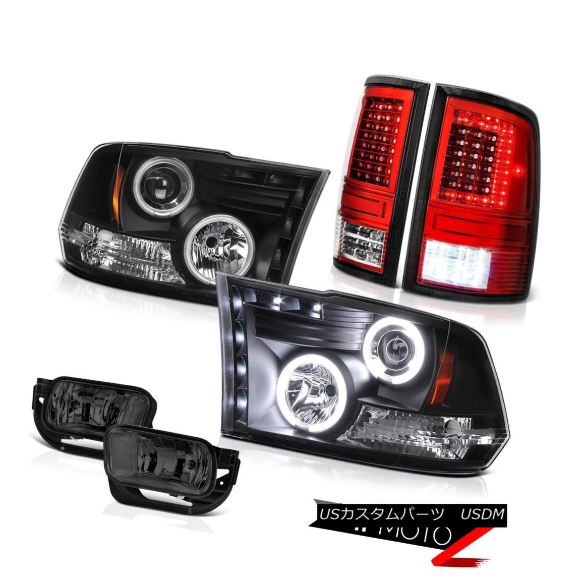 テールライト 10 12 13 14 15 16-18 Dodge RAM 3500 Tail Lights Fog Lamps Inky Black Head SET 10 12 13 14 15 16-18ダッジRAM 3500テールライトフォグランプインキーブラックヘッドSET 【並行輸入品】｜カスタムパーツ WORLD倉庫