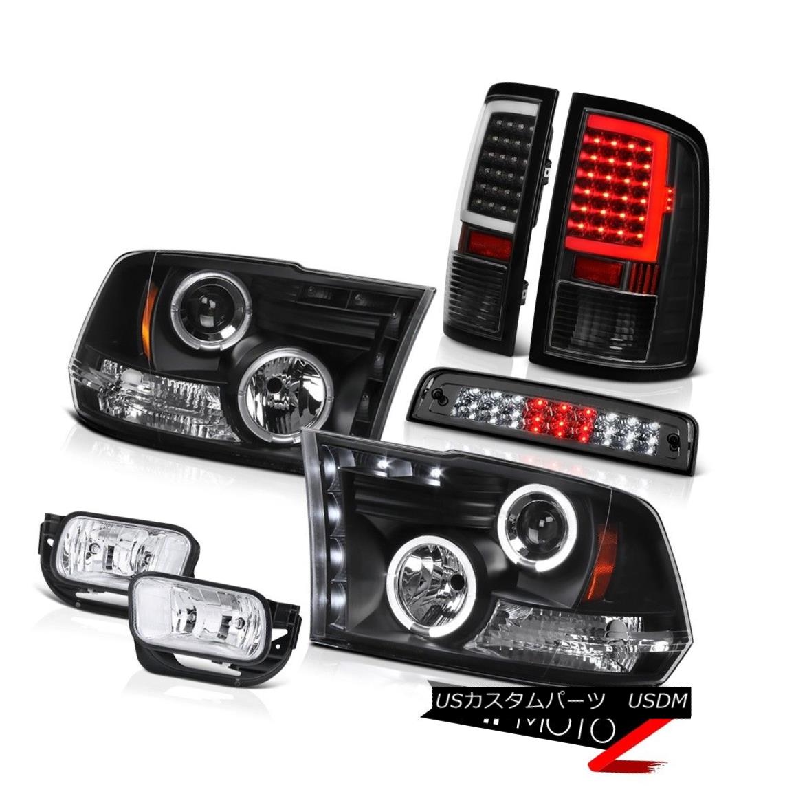 テールライト 09-14 15-18 Dodge RAM 2500 3500 Tail Lamp Chrome Fog Brake Light Head Light PAIR 09-14 15-18ダッジRAM 2500 3500テールランプクロムフォグブレーキライトヘッドライトペア 【並行輸入品】