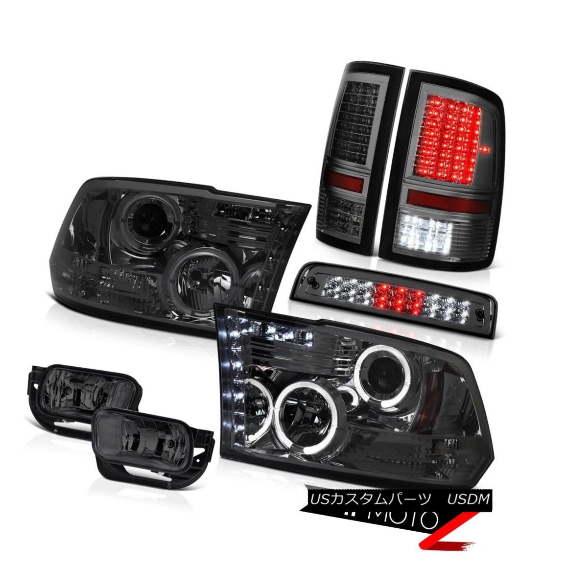 テールライト 10-18 Ram 2500 3500 Laramie Tail Brake Lamps Fog 3RD Light Headlights Dual Halo 10-18 Ram 2500 3500ララミーテールブレーキランプフォグ3RDライトヘッドライトデュアルヘイロー 【並行輸入品】｜カスタムパーツ WORLD倉庫 85,971円