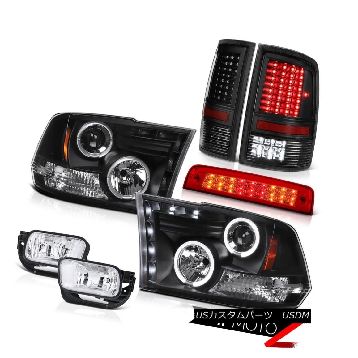 テールライト 09-13 Ram 1500 6.4L Roof Cab Lamp Black Tail Lamps Chrome Foglamps Headlights 09-13ラム1500 6.4Lルーフキャブランプブラックテールランプクロームフォグランプヘッドライト 【並行輸入品】｜カスタムパーツ WORLD倉庫