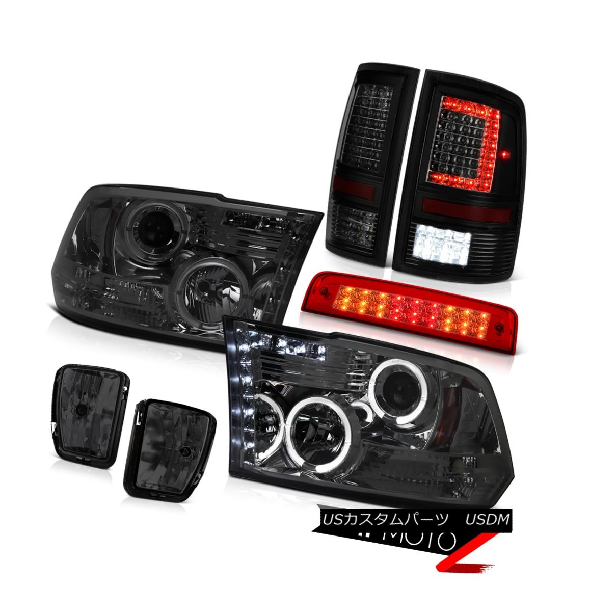 テールライト 13-18 Dodge RAM 1500 Tail Lights 3rd Brake Phantom Smoke Fog Headlamps Assembly 13-18ダッジRAM 1500テールライト3rdブレーキファントムスモークフォグヘッドランプアセンブリ 【並行輸入品】｜カスタムパーツ WORLD倉庫