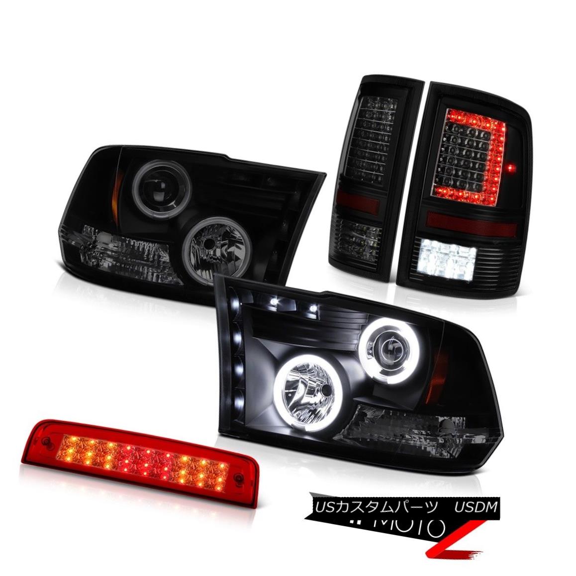 テールライト 10 11 12 13-18 Dodge RAM 1500 Smoke Tinted Led Tail Light Brake Lights Headlight 10 11 12 13-18ダッジRAM 1500煙がかったテールライトテールライトブレーキライトヘッドライト 【並行輸入品】|カスタムパーツ WORLD倉庫