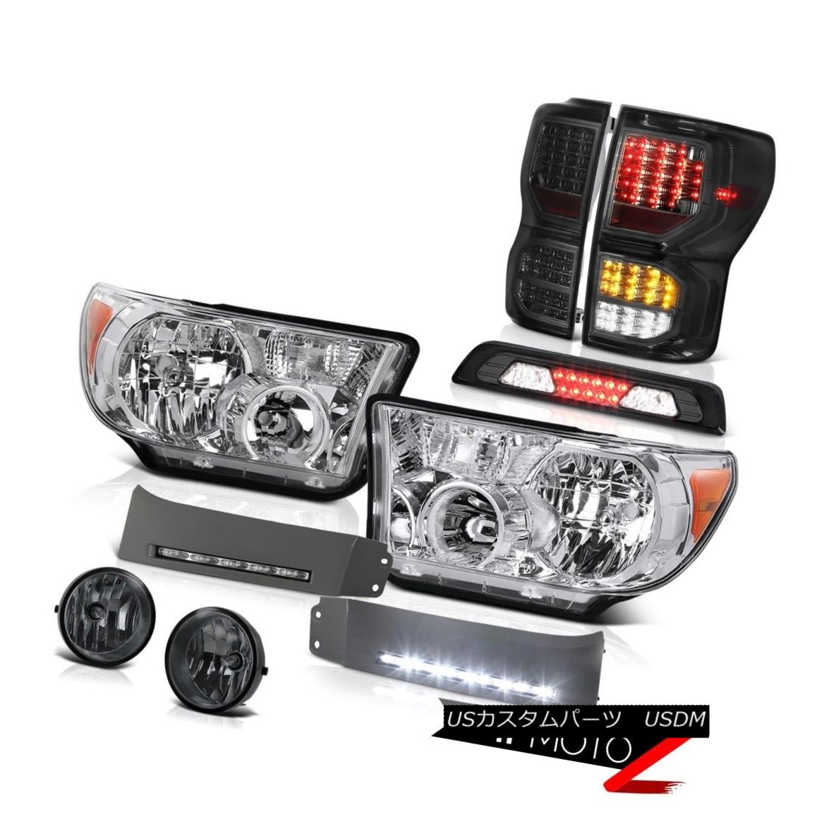 テールライト 2007-2013 Toyota Tundra Tail Lamps Headlamps DRL Strip High Stop Lamp Fog 2007年?2013年トヨタTundraテールランプヘッドランプDRL Stripハイストップランプフォグ 【並行輸入品】