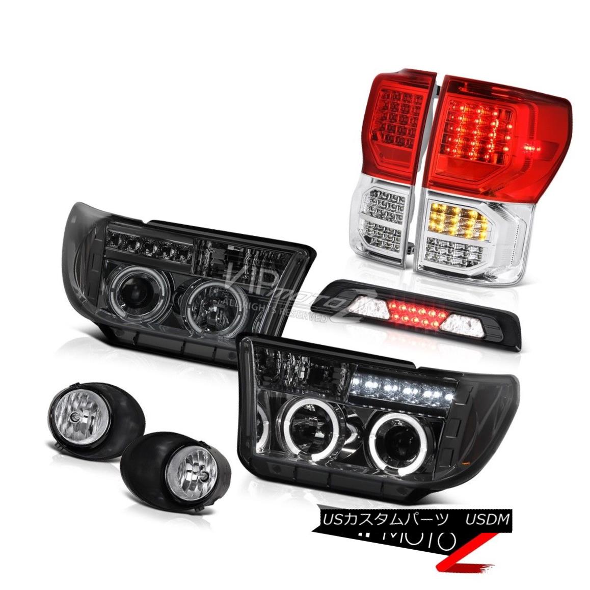 テールライト 07-13 Toyota Tundra SR5 Tail Lights Fog Roof Cab Light Headlights \