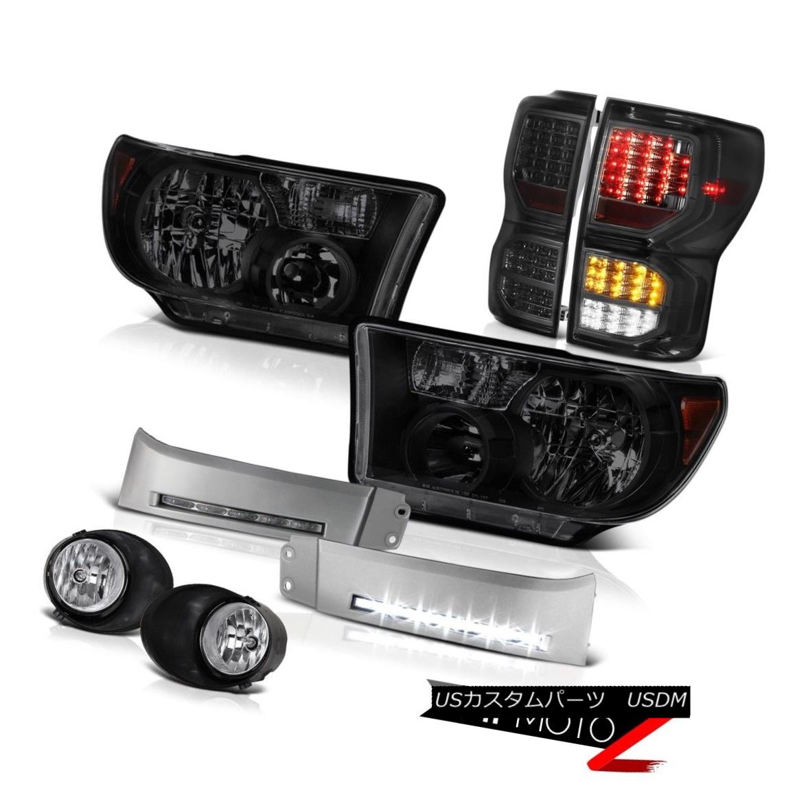 テールライト 07-13 Toyota Tundra SR5 Taillamps Headlamps Bumper DRL Fog Lamps \
