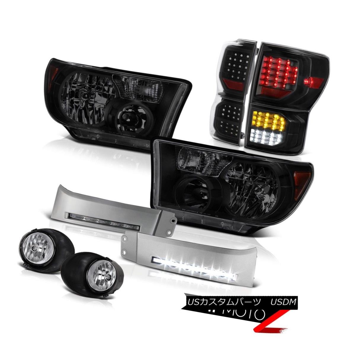 テールライト 2007-2013 Toyota Tundra SR5 Tail Lights Headlights Bumper DRL Chrome Fog LED SMD 2007-2013トヨタトンドラSR5テールライトヘッドライトバンパーDRLクロームフォグLED SMD 【並行輸入品】｜カスタムパーツ WORLD倉庫