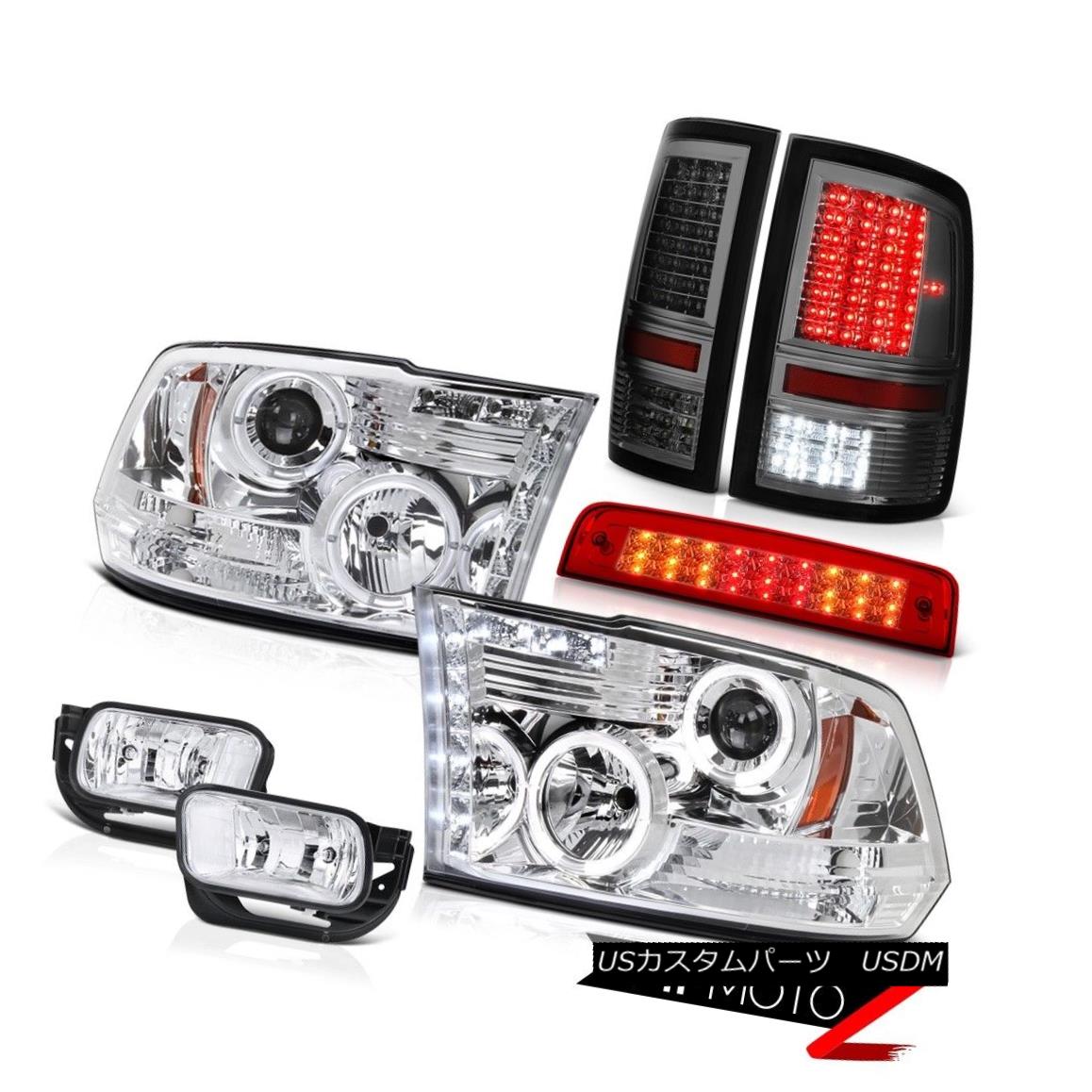 テールライト 09-13 Ram 1500 6.7L Red High Stop Light Tail Lights Fog Headlamps \