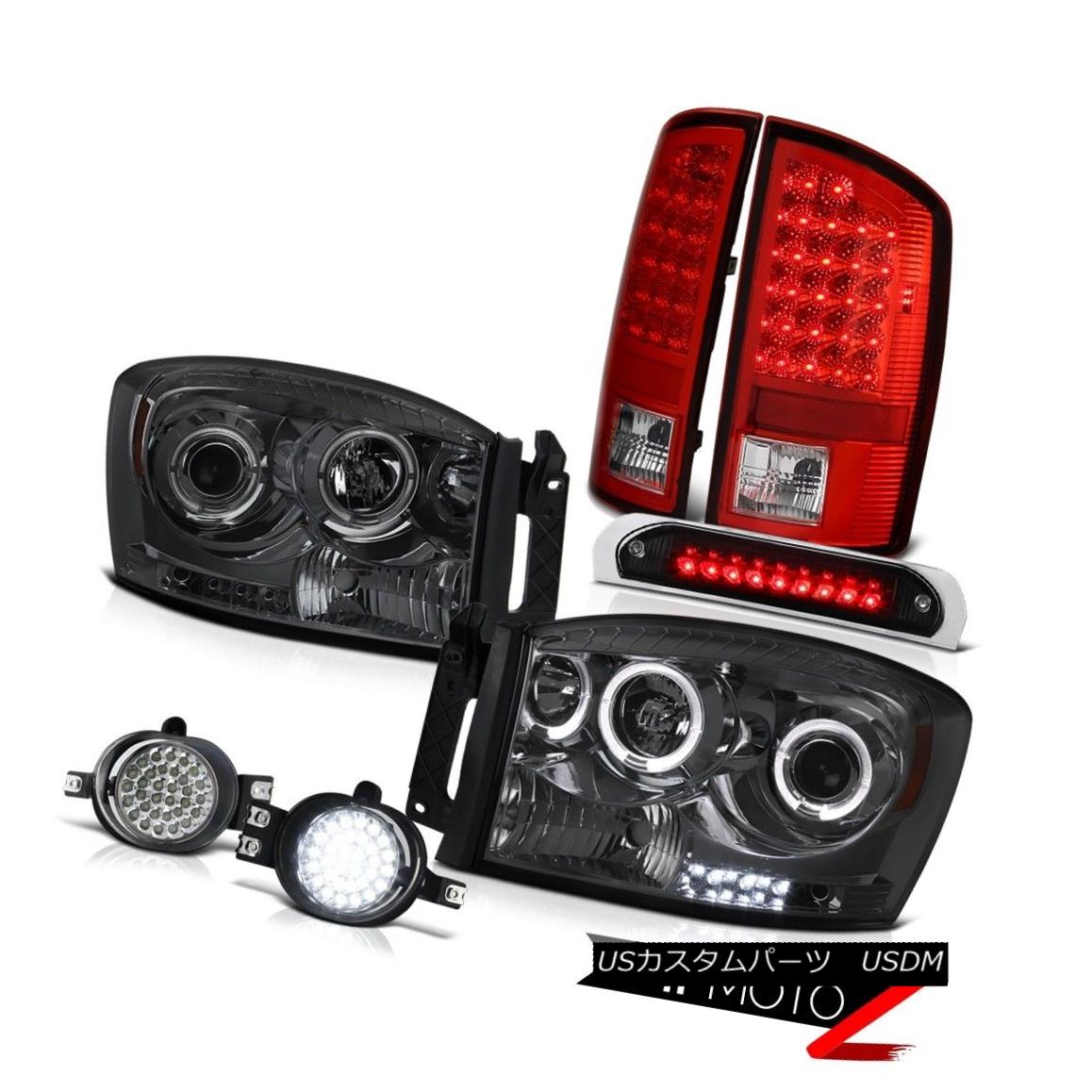 テールライト 06 Ram Magnum V8 Halo Smoke Headlights LED Brake Tail Lights SMD Foglights Cargo 06ラムマグナムV8ハロー煙ヘッドライトLEDブレーキテールライトSMDフォグライトカーゴ 【並行輸入品】