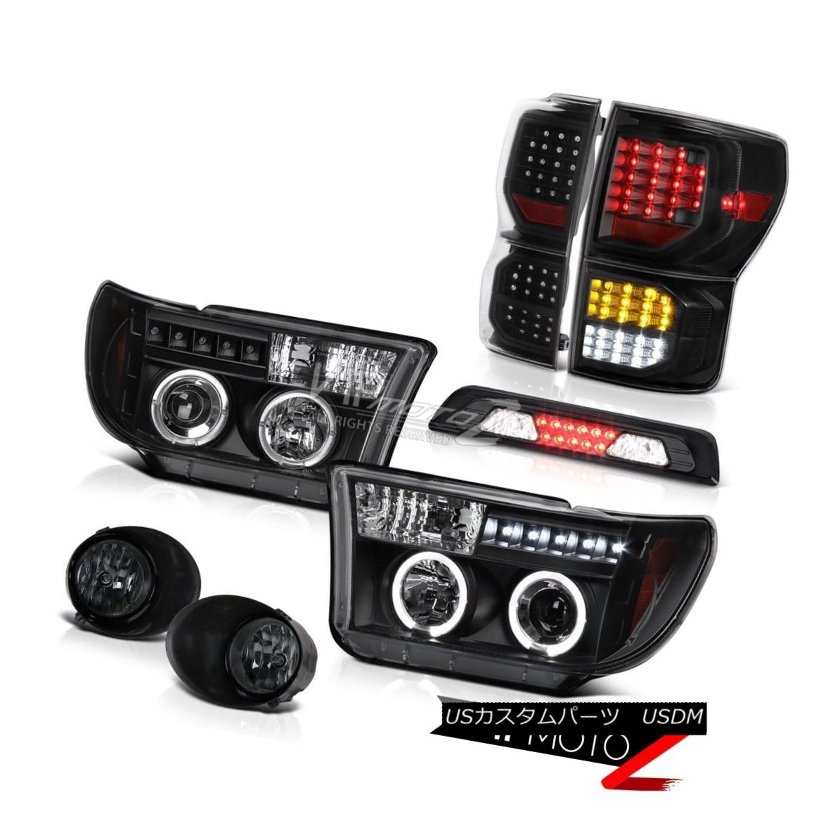 テールライト 07-13 Toyota Tundra Platinum Rear Brake Lamps Fog 3RD Light Headlamps Halo Rim 07-13 Toyota Tundra Platinumリアブレーキランプフォグ3RDライトヘッドランプHalo Rim 【並行輸入品】