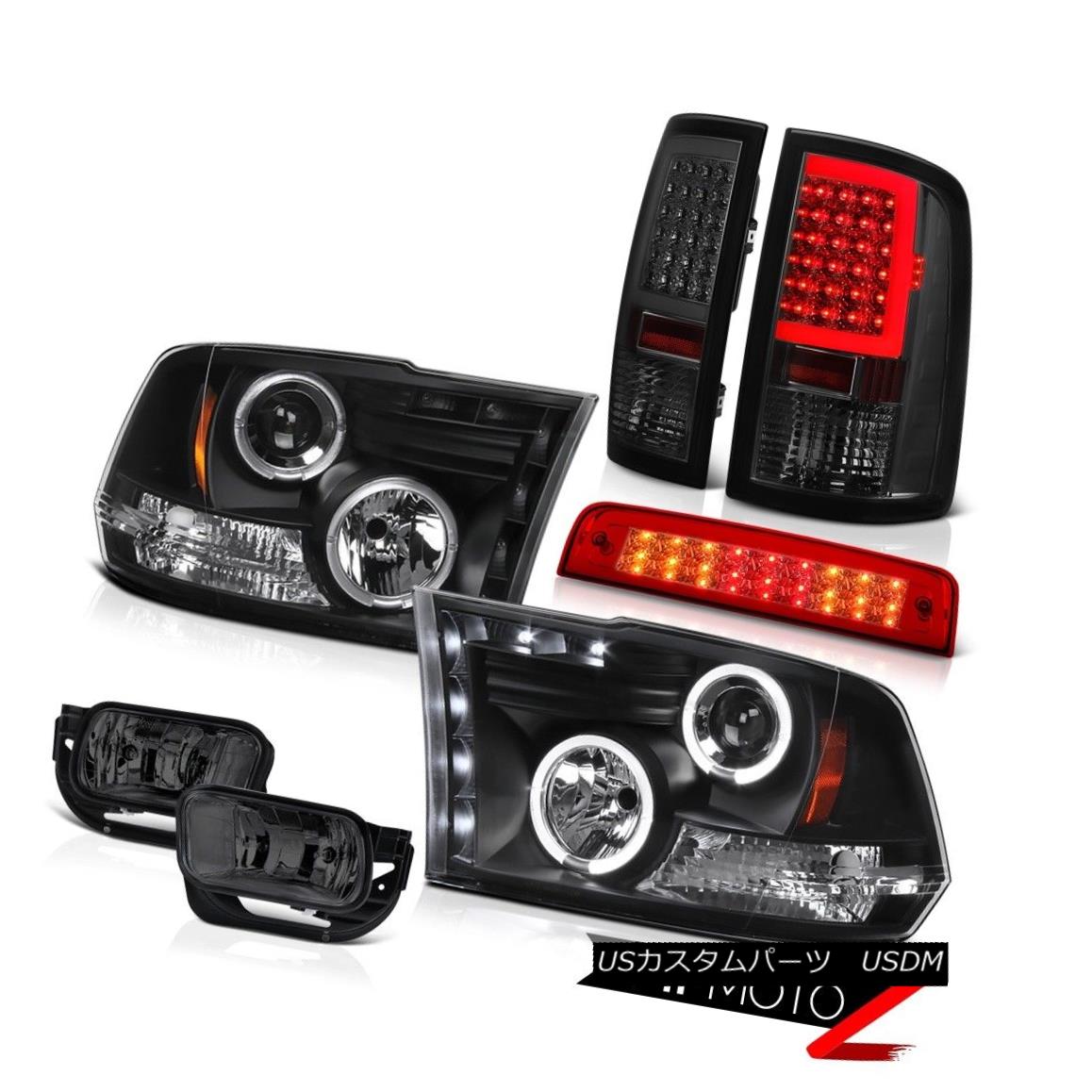 テールライト 2009-2018 Dodge RAM 3500 Tail Lamps Red 3rd Brake Lights Fog Head Lights PAIR 2009-2018ダッジRAM 3500テールランプレッド第3ブレーキライトフォグヘッドライトPAIR 【並行輸入品】