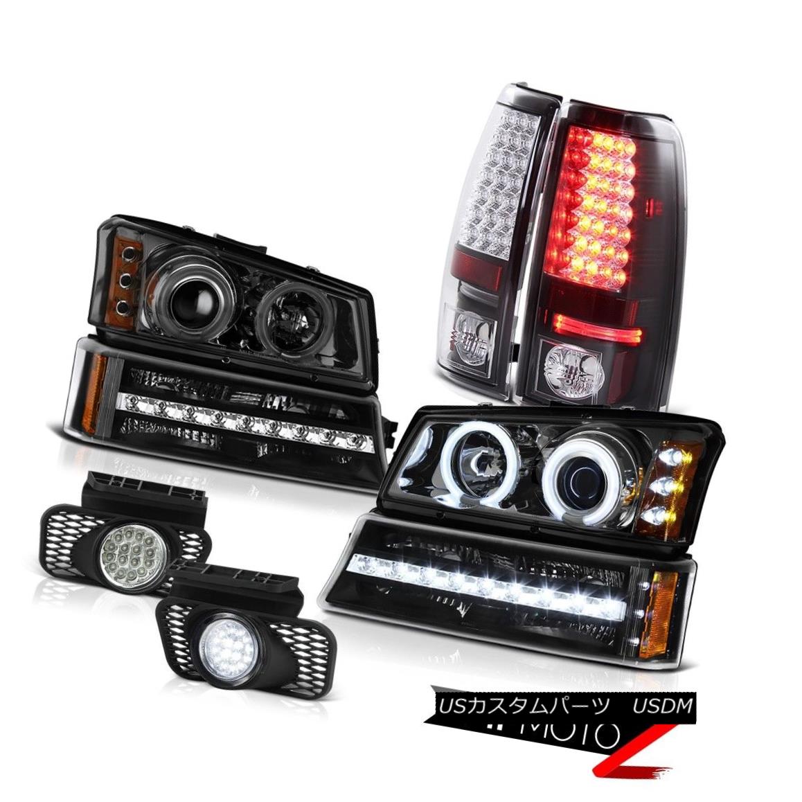 テールライト 2003-2006 Silverado Fog lamps black tail bumper lamp smoked projector Headlights 2003-2006シルバラドフォグランプブラックテールバンパーランプスモークプロジェクターヘッドライト 【並行輸入品】｜カスタムパーツ WORLD倉庫