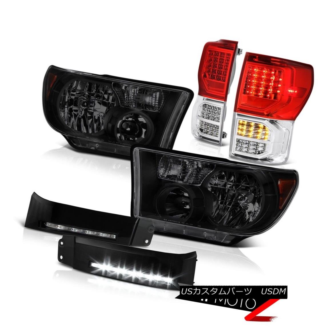 テールライト 2007-2013 Toyota Tundra SR5 Red Taillamps Headlights DRL Strip SMD "Brightest" 2007-2013 Toyota Tundra SR5レッドタイルランプヘッドライトDRL Strip SMD "Brightest" 【並行輸入品】|カスタムパーツ WORLD倉庫