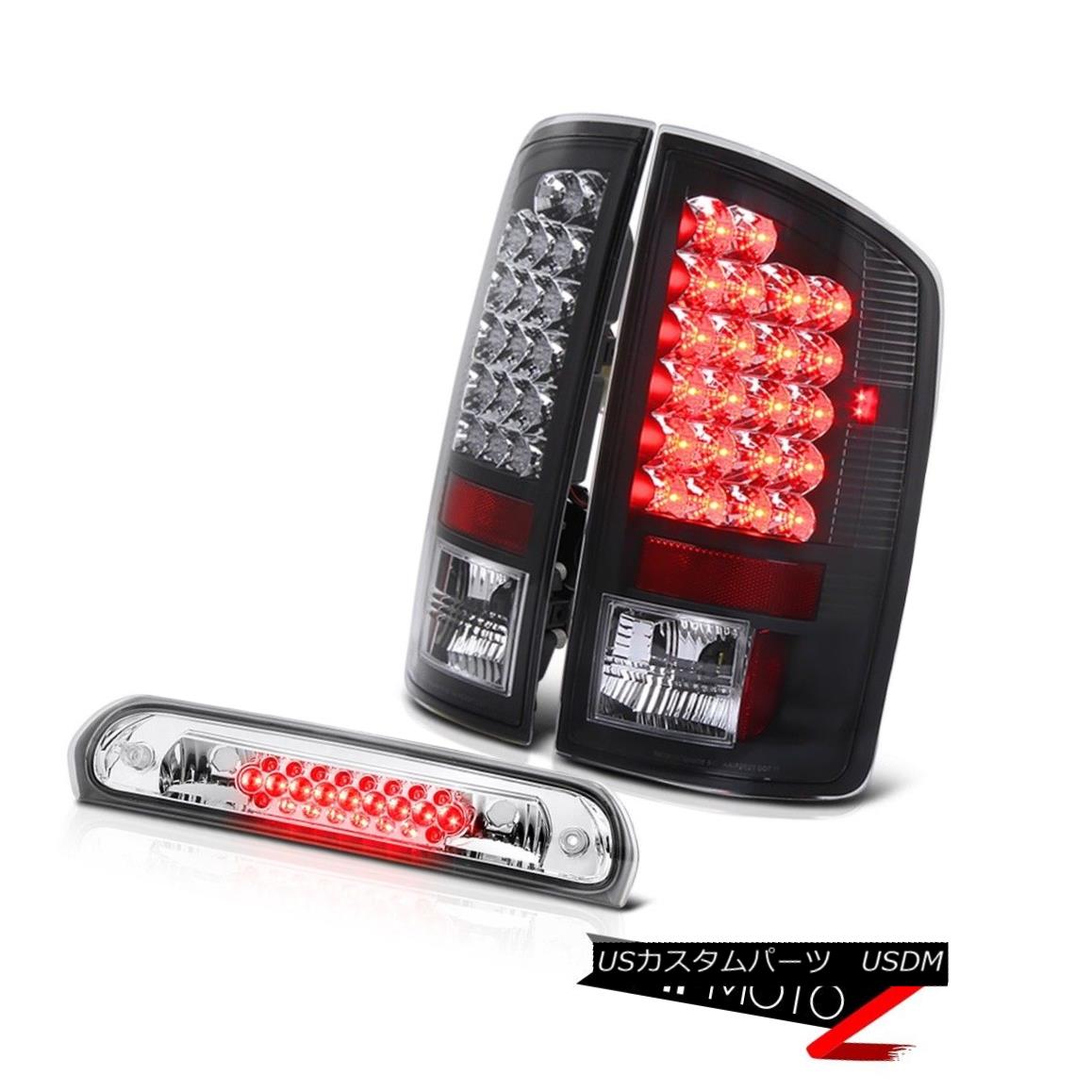 テールライト Brake LED Bulbs Rear Tail Lamp Euro Chrome 3rd Brake Lights 2002-2005 Ram SLT V6 ブレーキLED電球リアテールランプユーロクローム第3ブレーキランプ2002-2005 Ram SLT V6 【並行輸入品】