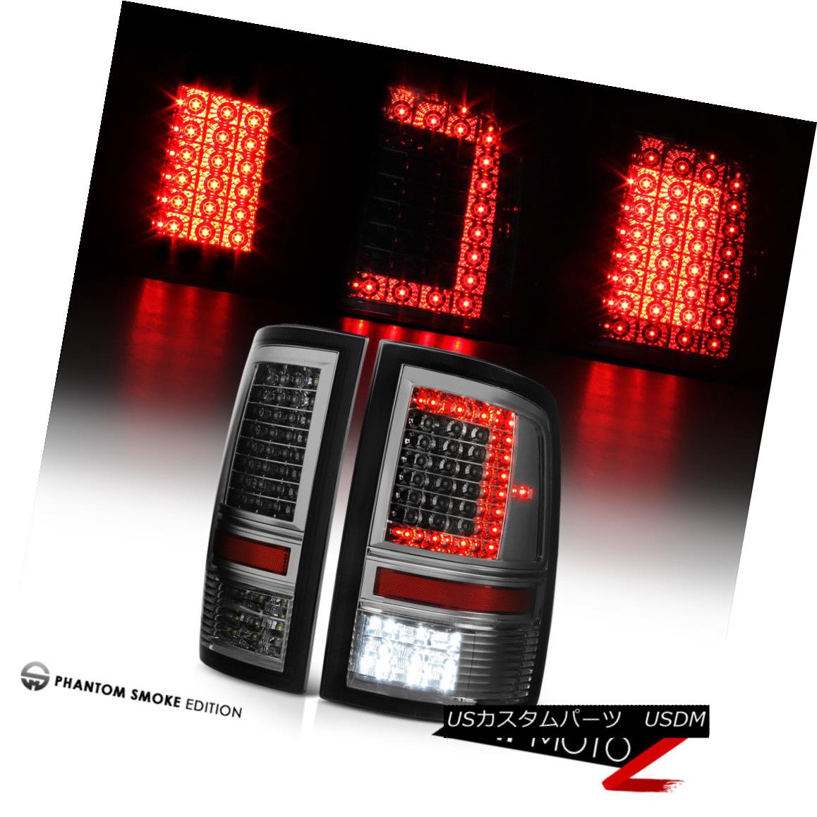 テールライト SMOKE 2010-2018 Dodge Ram 1500 2500 3500 FULL LED Rear Brake Tail Lights Lamps SMOKE 2010-2018 Dodge Ram 1500 2500 3500 FULL LEDリアブレーキテールライトランプ 【並行輸入品】